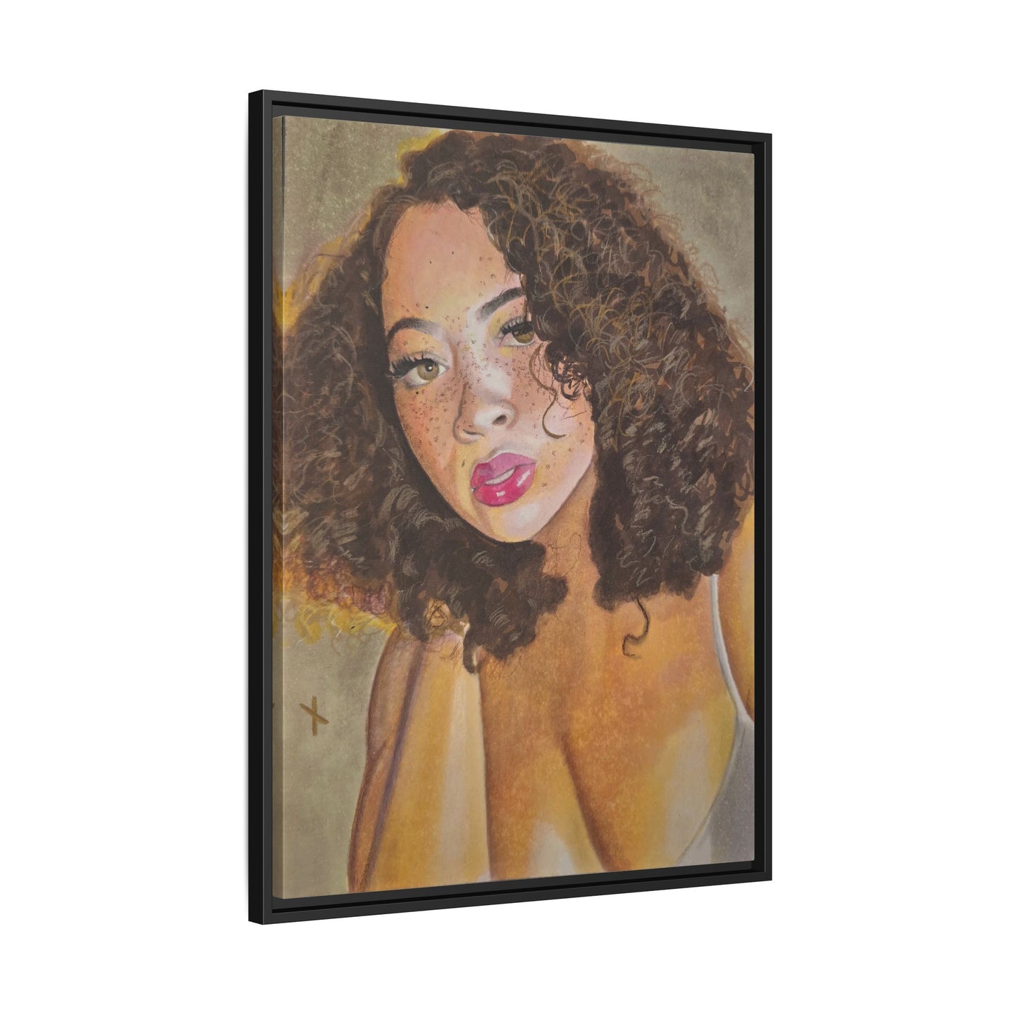 Matte Canvas, Framed (Multi-color)