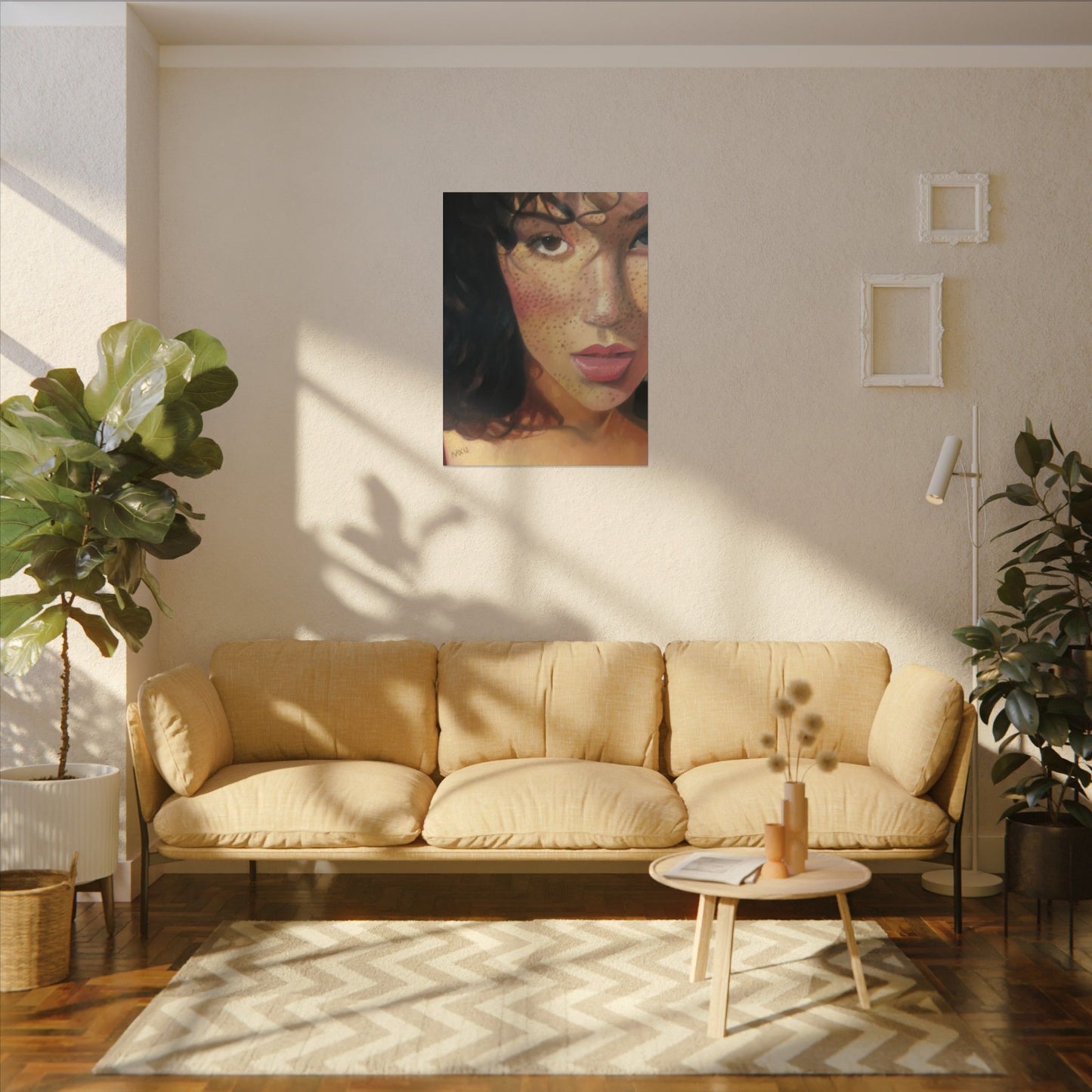 Canvas Wall Art - Beautiful Portrait, Home Décor, Gift for Her, Modern Artwork, Feminine Art