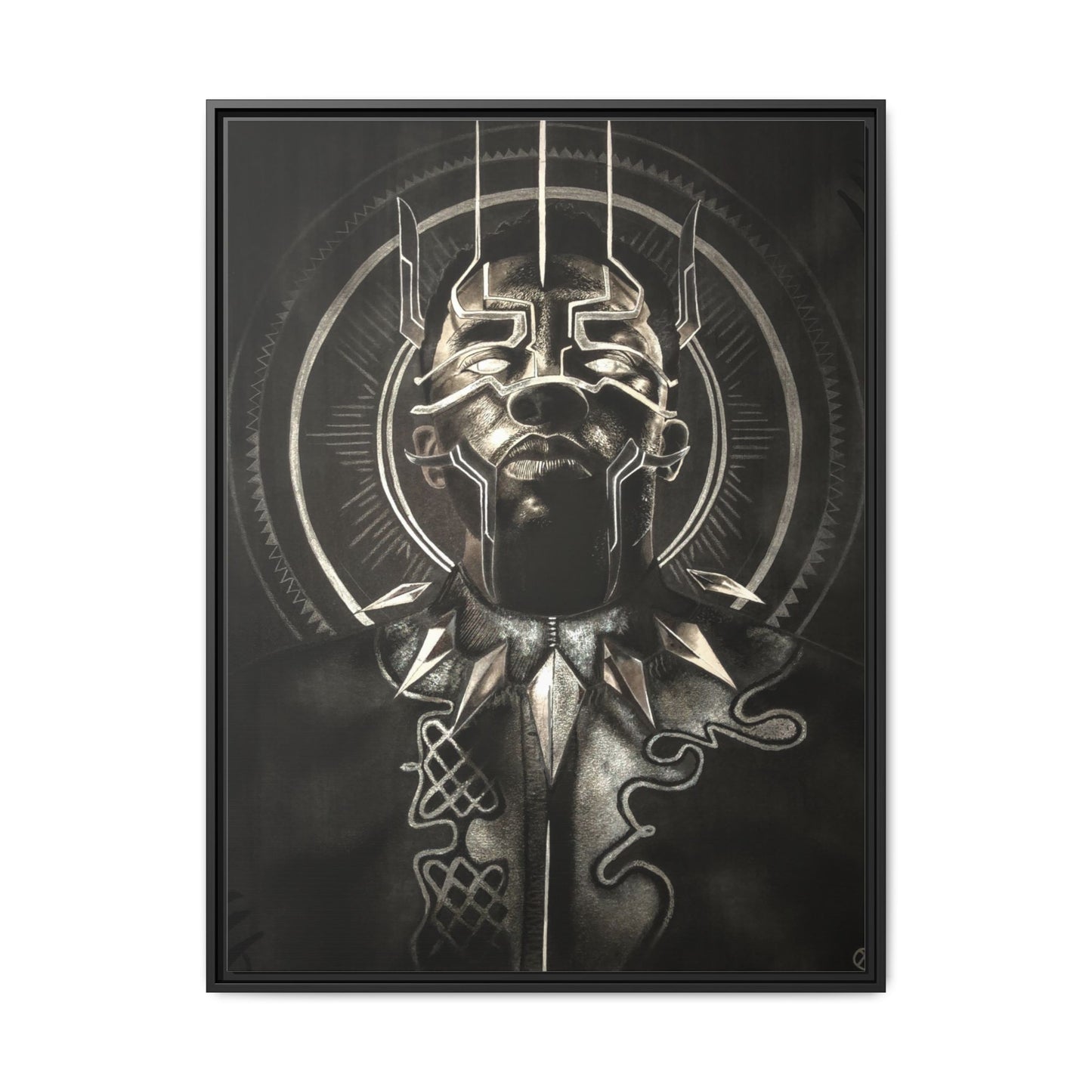 Matte Canvas, Framed (Multi-color)