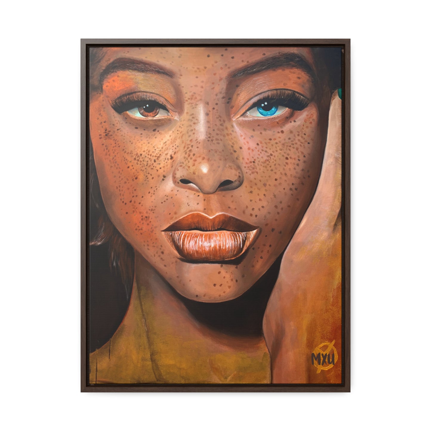 “Freckled Beauty” Gallery Canvas Wraps, Vertical Frame