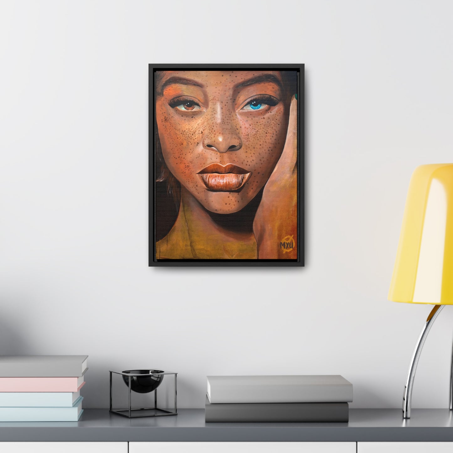 “Freckled Beauty” Gallery Canvas Wraps, Vertical Frame