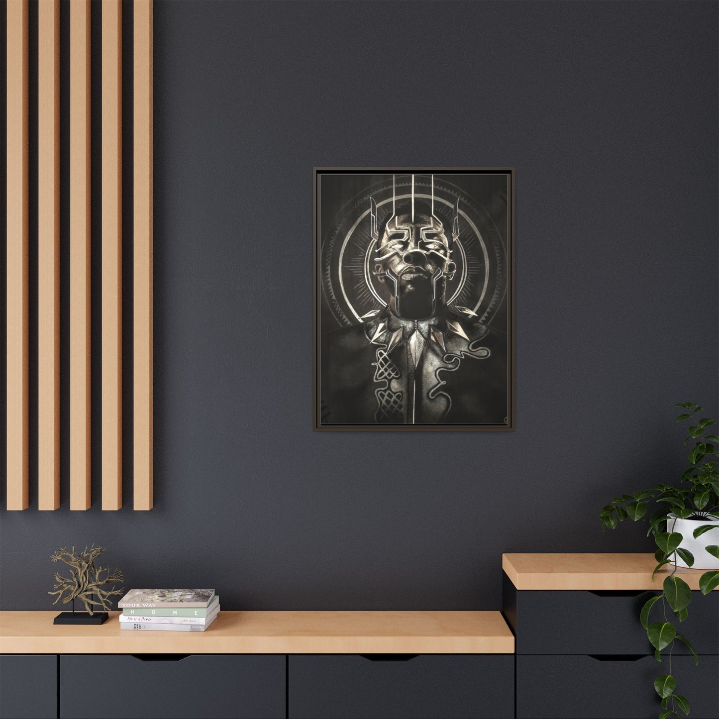 Matte Canvas, Framed (Multi-color)