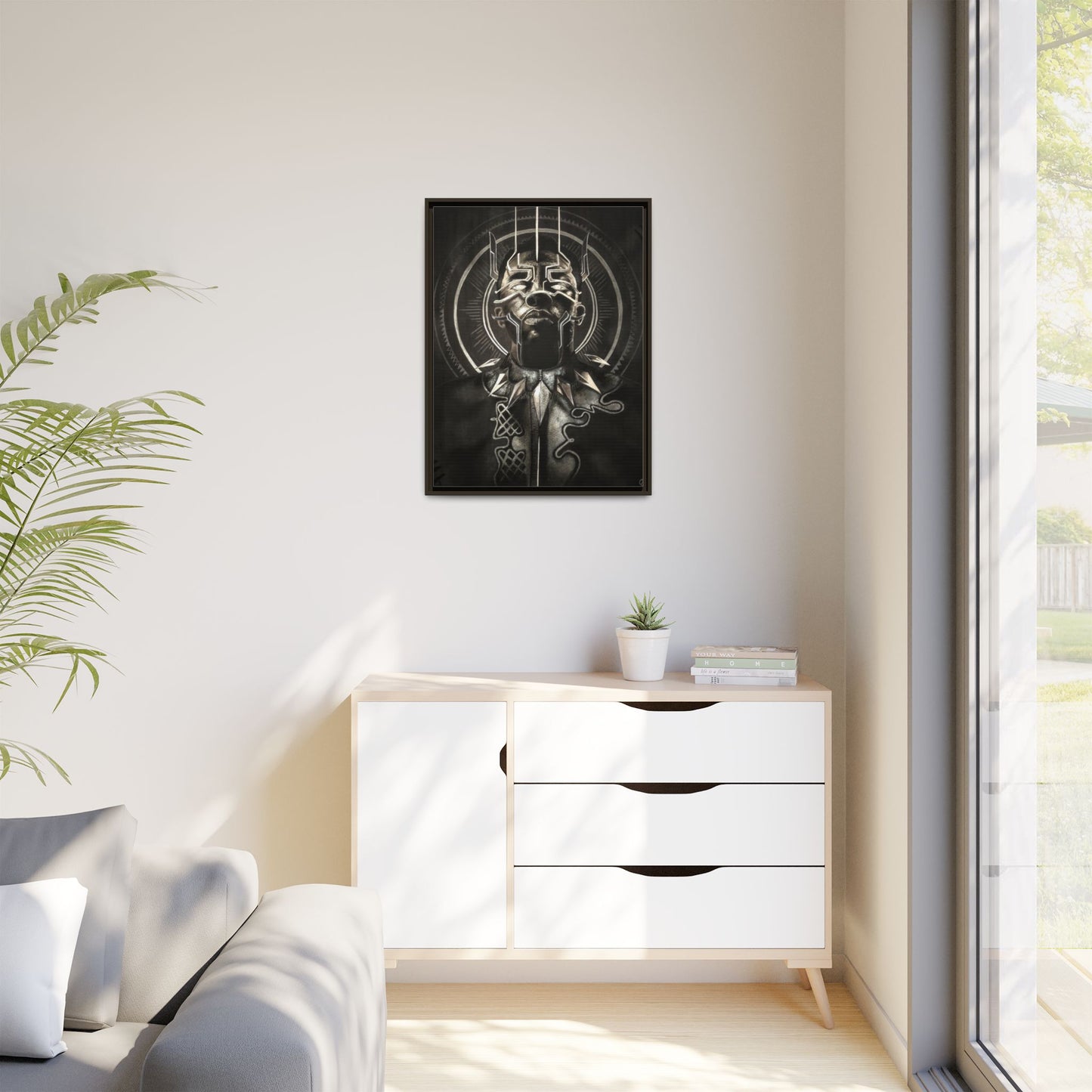 Matte Canvas, Framed (Multi-color)