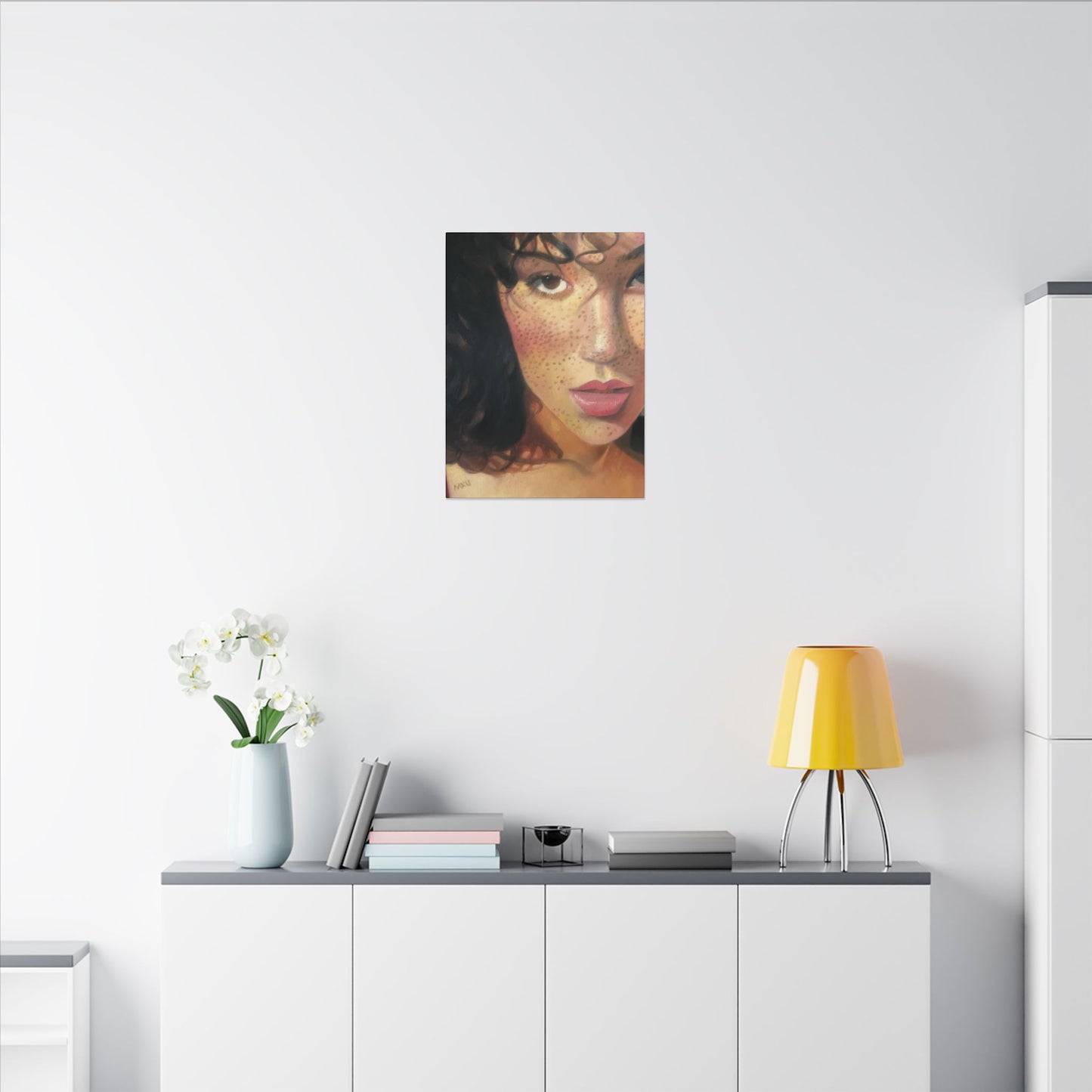 Canvas Wall Art - Beautiful Portrait, Home Décor, Gift for Her, Modern Artwork, Feminine Art