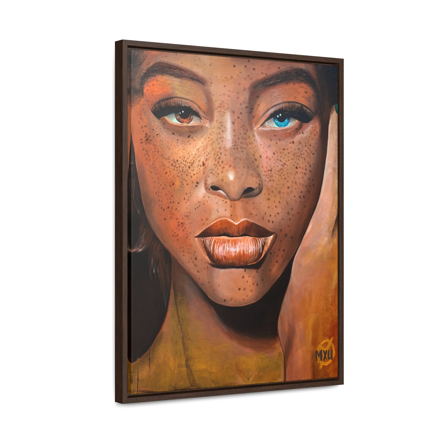 “Freckled Beauty” Gallery Canvas Wraps, Vertical Frame