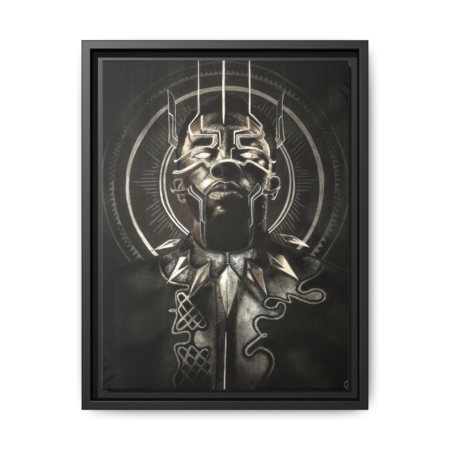 Matte Canvas, Framed (Multi-color)