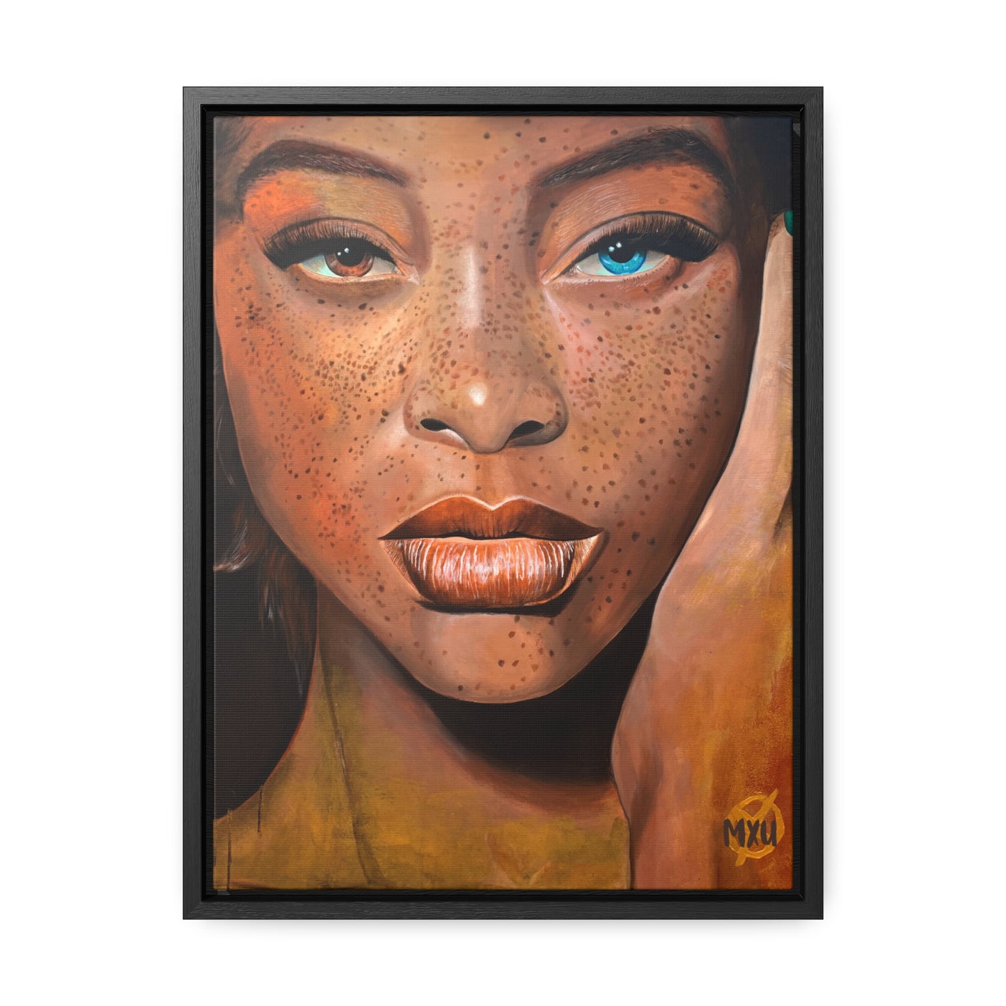 “Freckled Beauty” Gallery Canvas Wraps, Vertical Frame