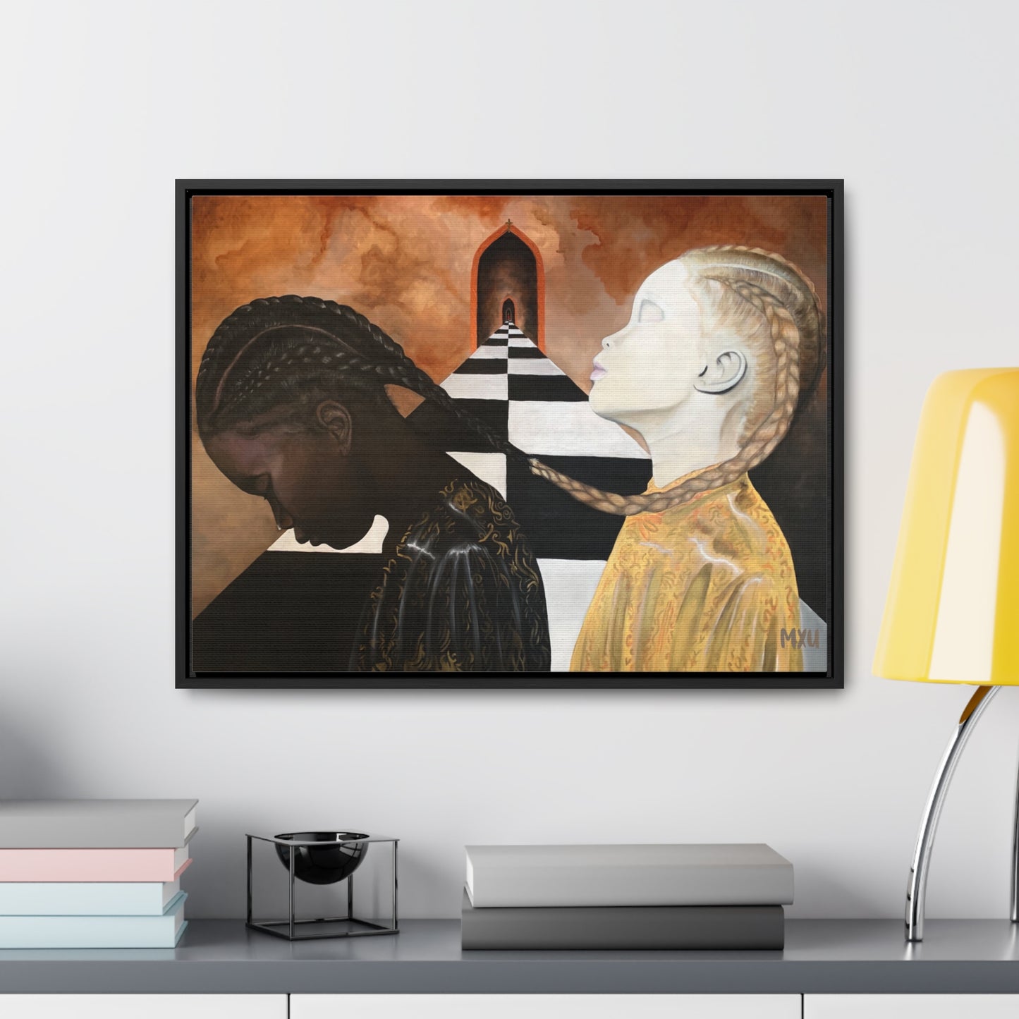 Tethered | Fine Art Collectable | Framed Canvas Print