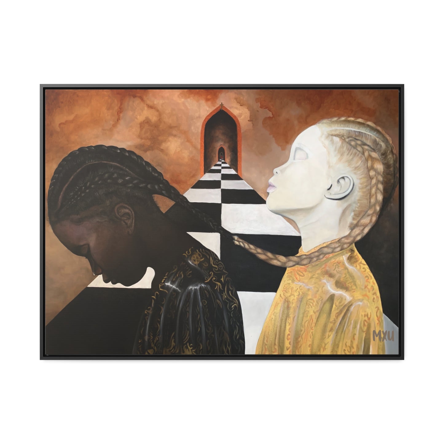 Tethered | Fine Art Collectable | Framed Canvas Print