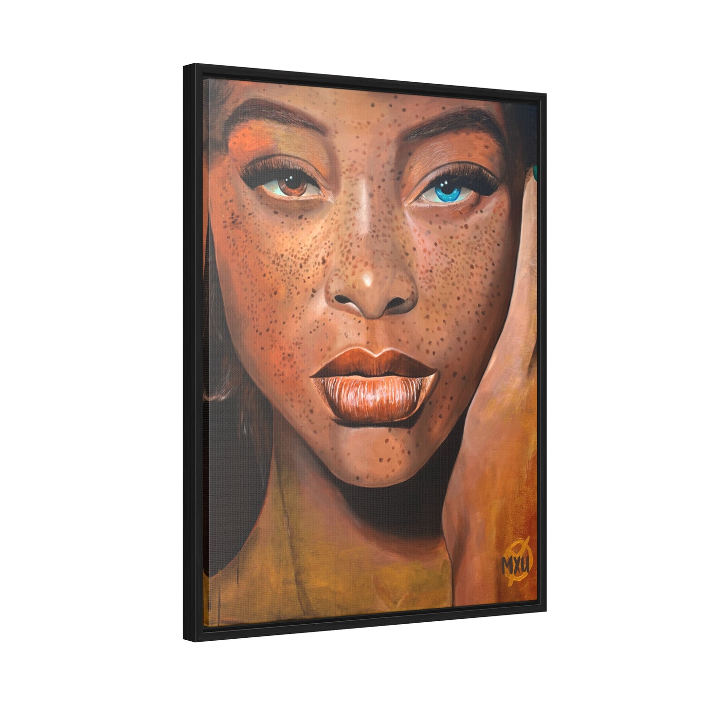 “Freckled Beauty” Gallery Canvas Wraps, Vertical Frame