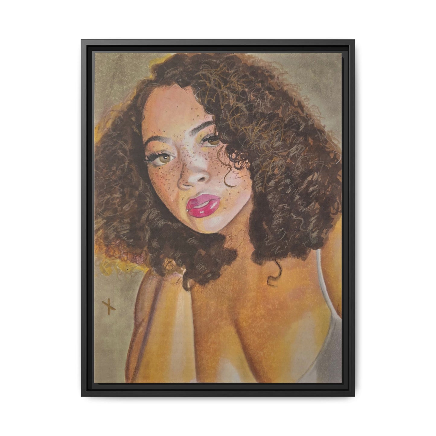 Matte Canvas, Framed (Multi-color)