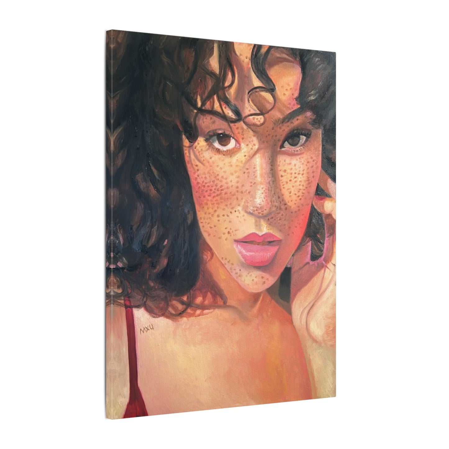 Canvas Wall Art - Beautiful Portrait, Home Décor, Gift for Her, Modern Artwork, Feminine Art