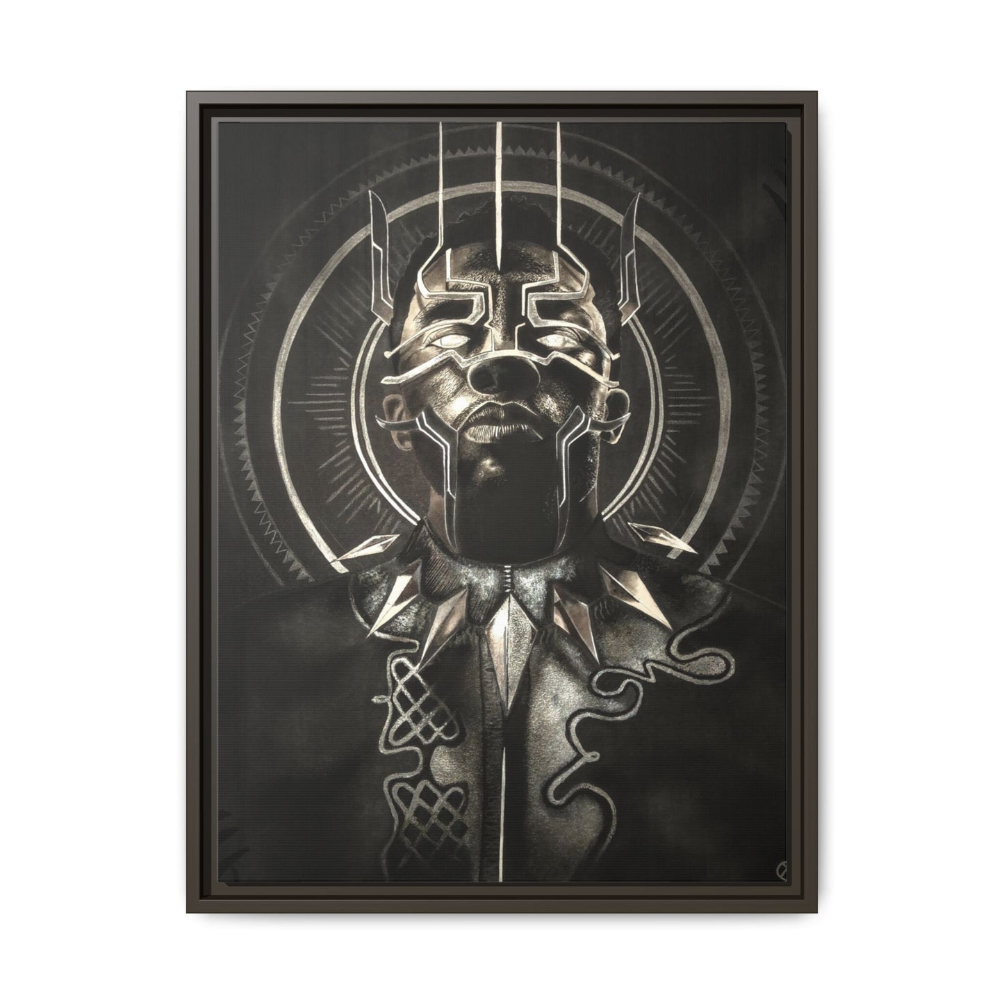 Matte Canvas, Framed (Multi-color)