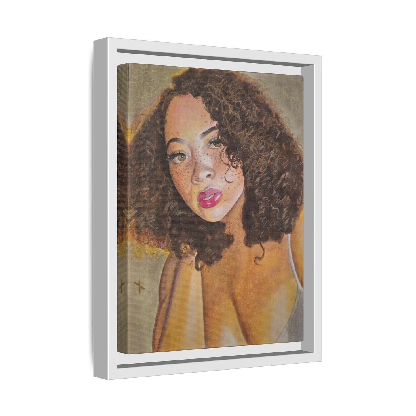 Matte Canvas, Framed (Multi-color)