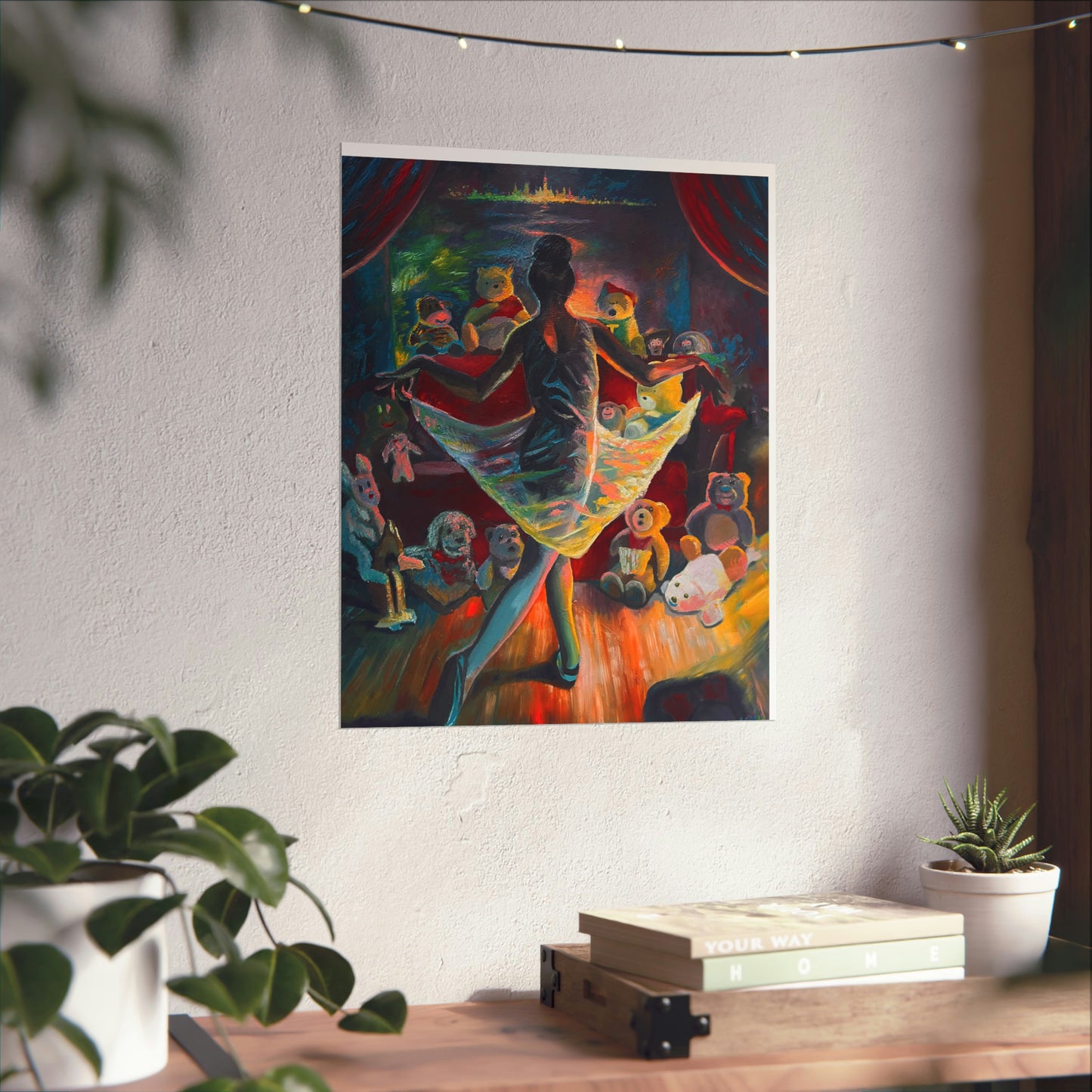 Ballerina Painting | Star of the Show | Matte Vertical Posters