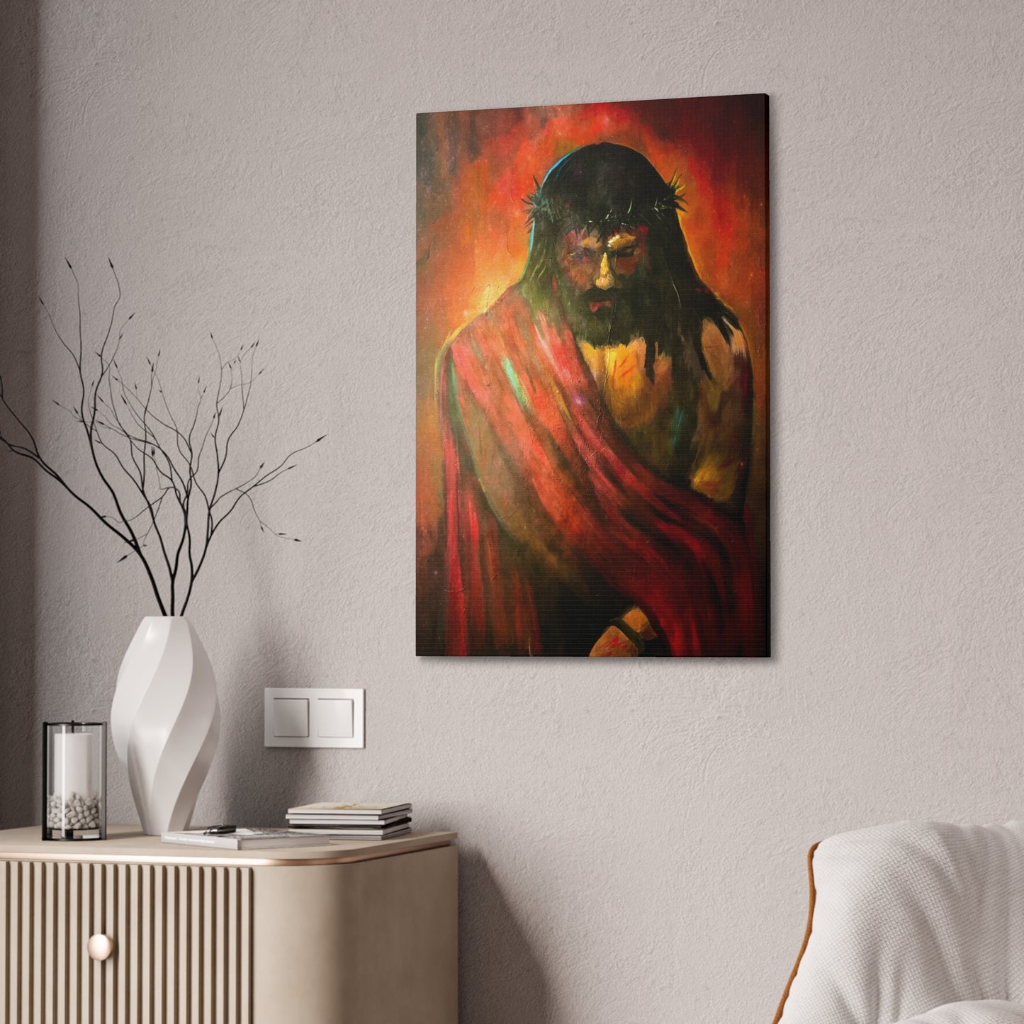 “KING of kings” Canvas Stretched, 0.75"
