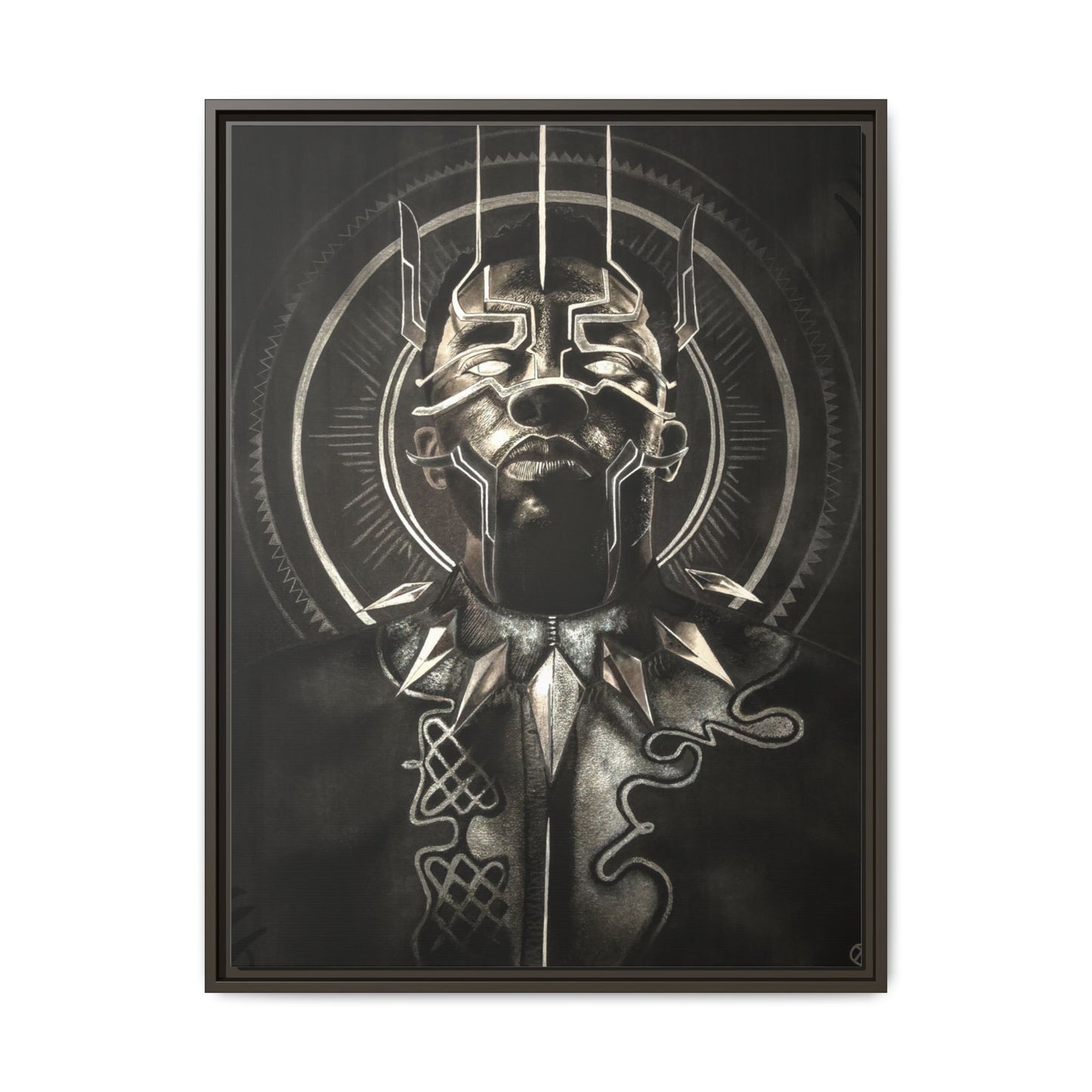 Matte Canvas, Framed (Multi-color)