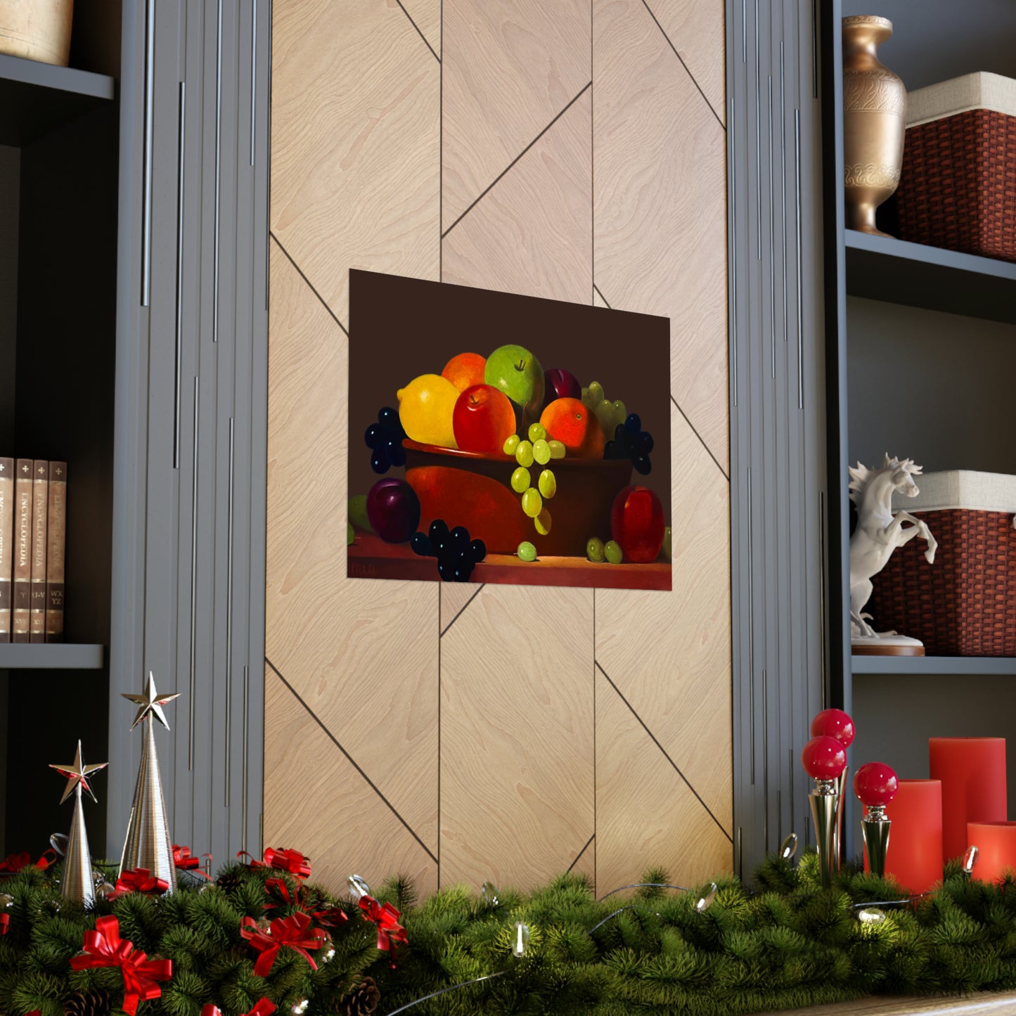 Fruit Basket Painting Matte Horizontal Posters
