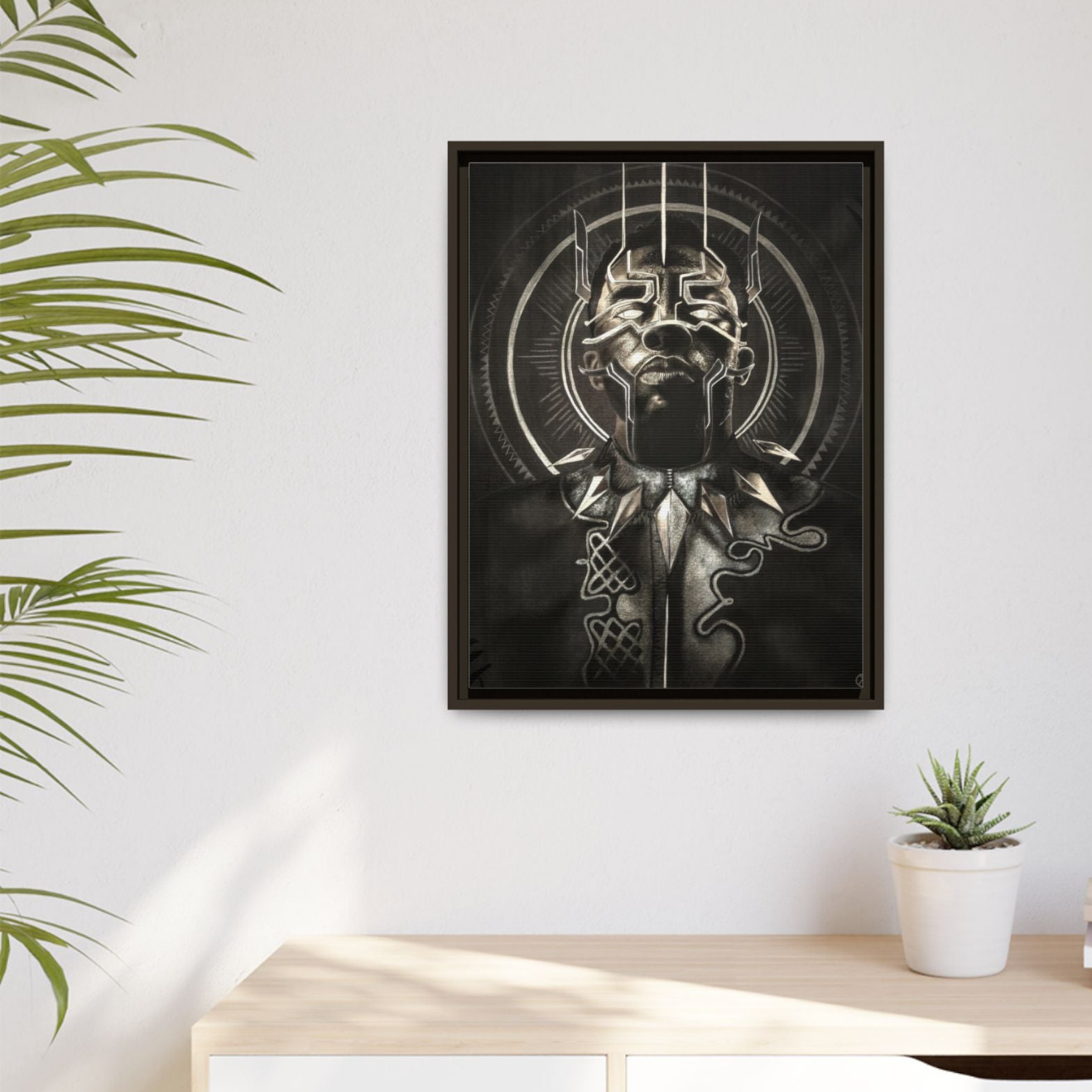 Matte Canvas, Framed (Multi-color)