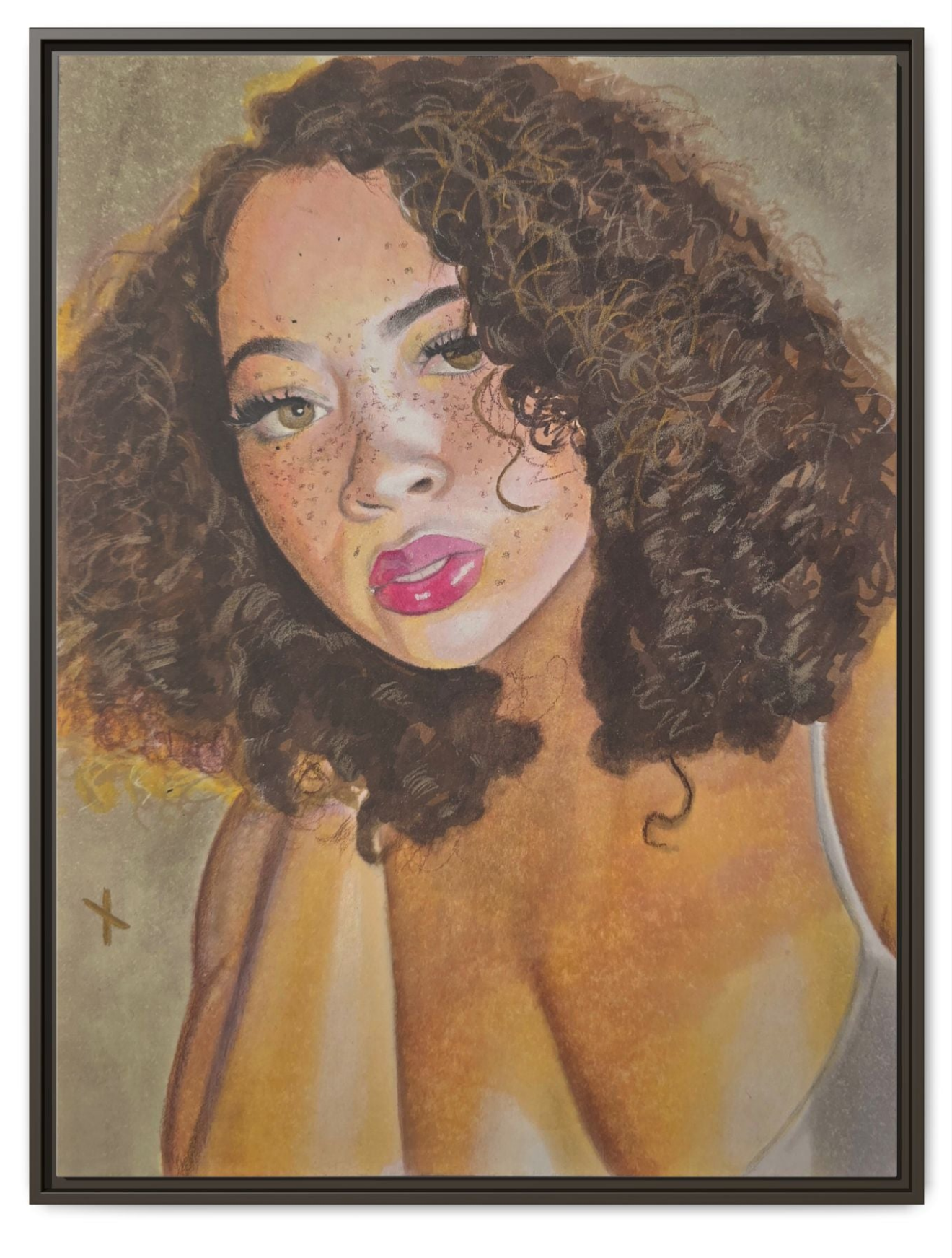 Matte Canvas, Framed (Multi-color)