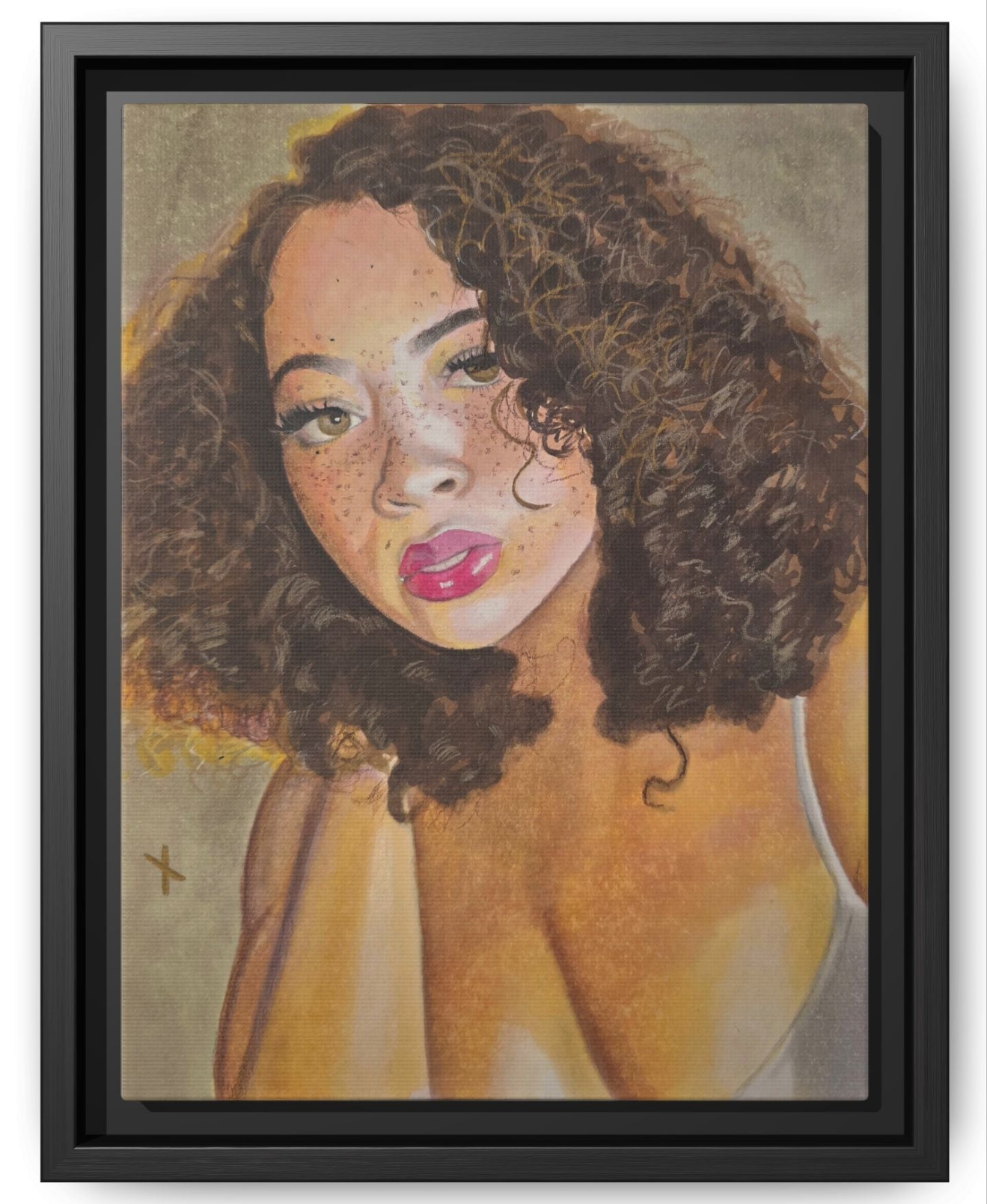 Matte Canvas, Framed (Multi-color)