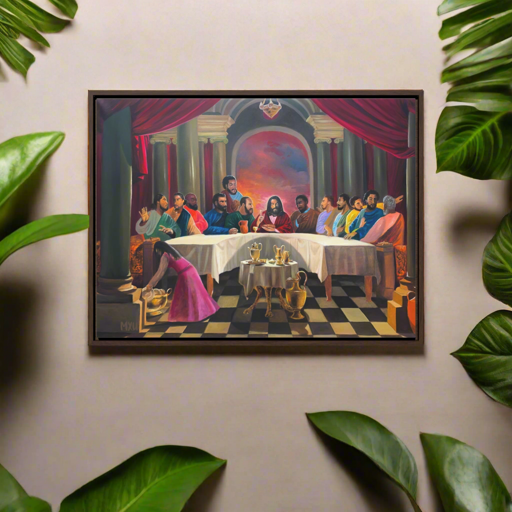 The Last Supper | Framed Canvas Print |Fine Art Collectable