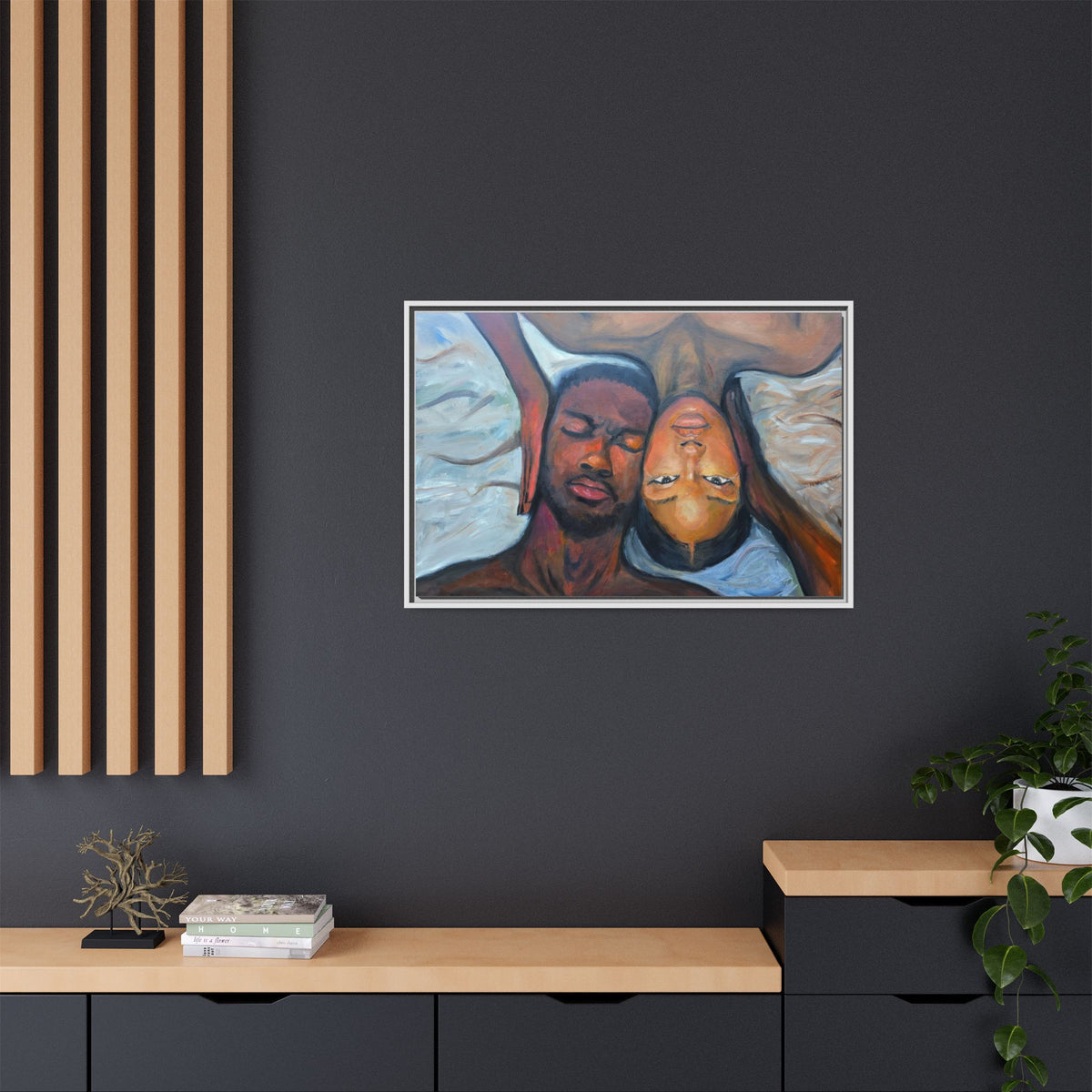 Matte Canvas, Framed (Multi-color)