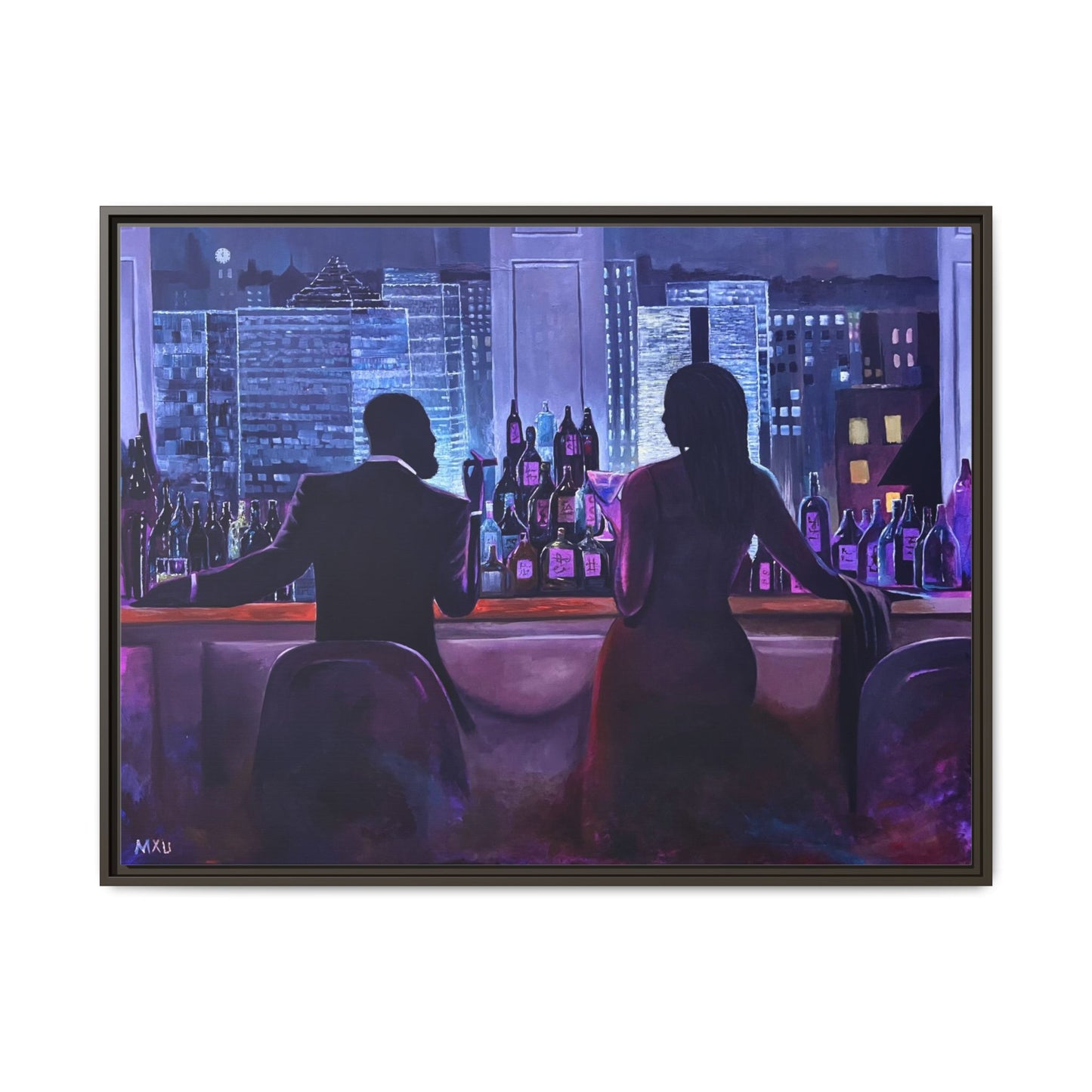 Matte Canvas, Framed (Multi-color)