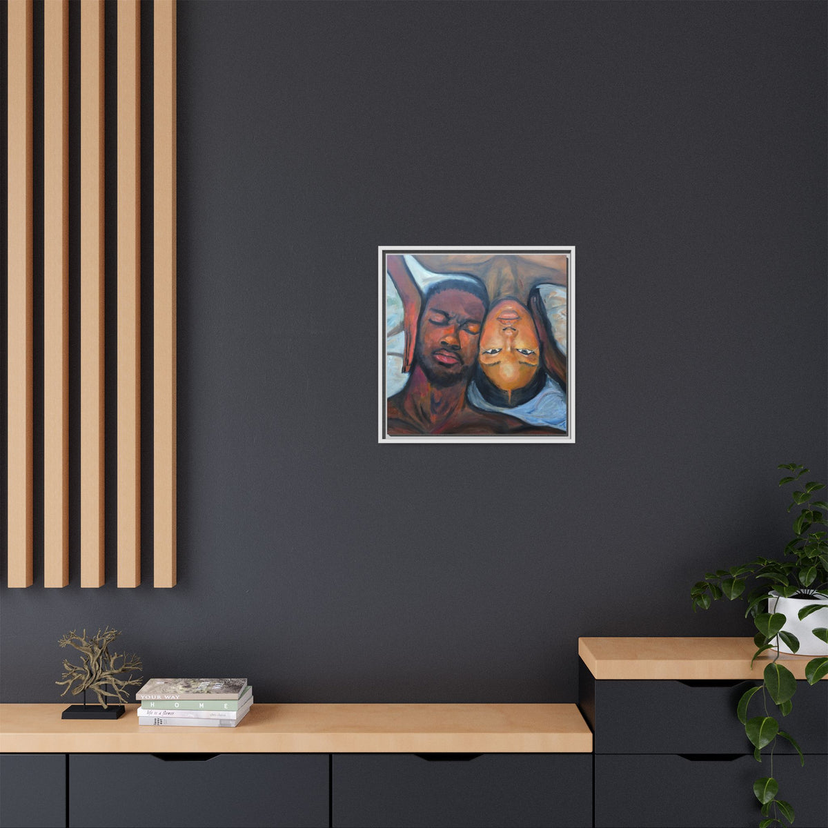 Matte Canvas, Framed (Multi-color)