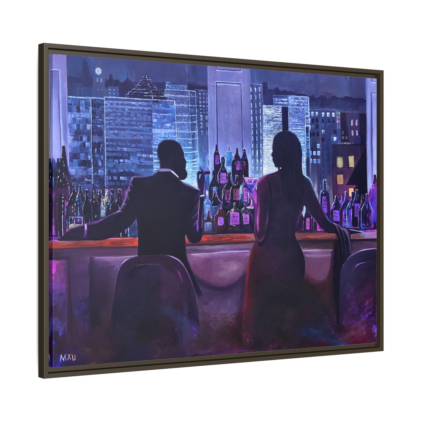 Matte Canvas, Framed (Multi-color)