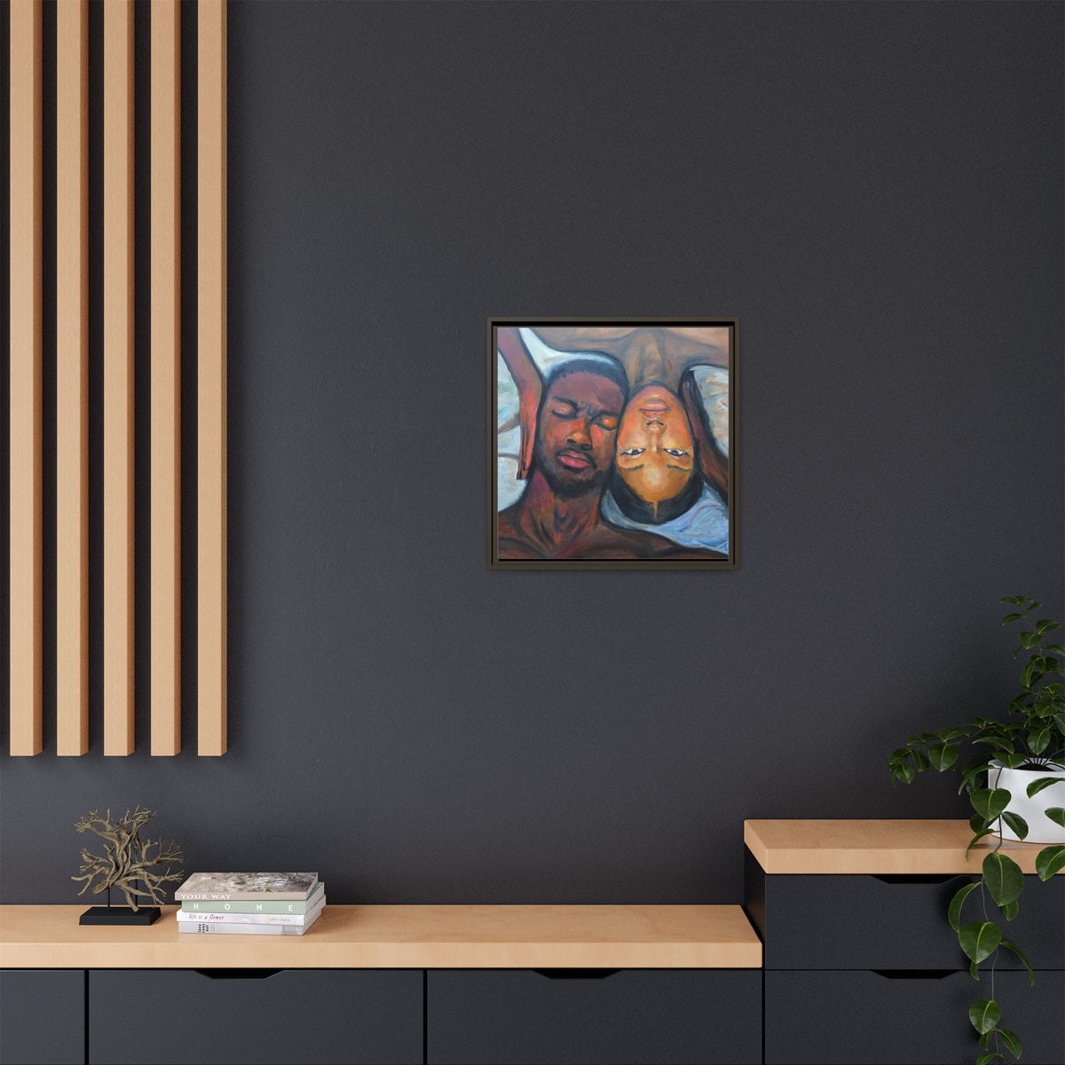 Matte Canvas, Framed (Multi-color)