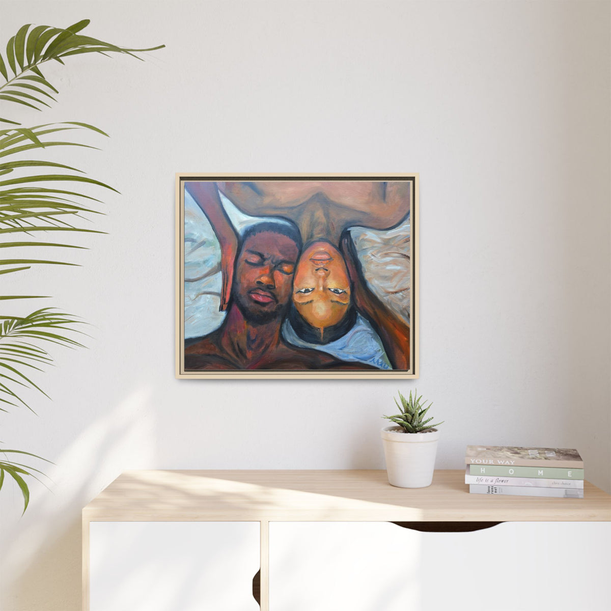 Matte Canvas, Framed (Multi-color)
