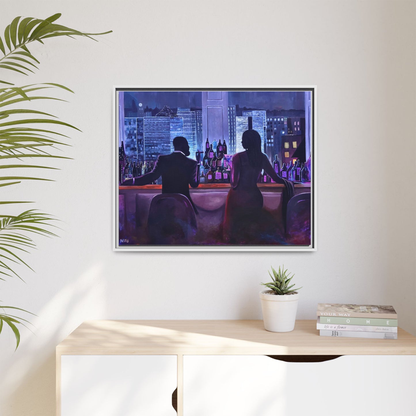 Matte Canvas, Framed (Multi-color)