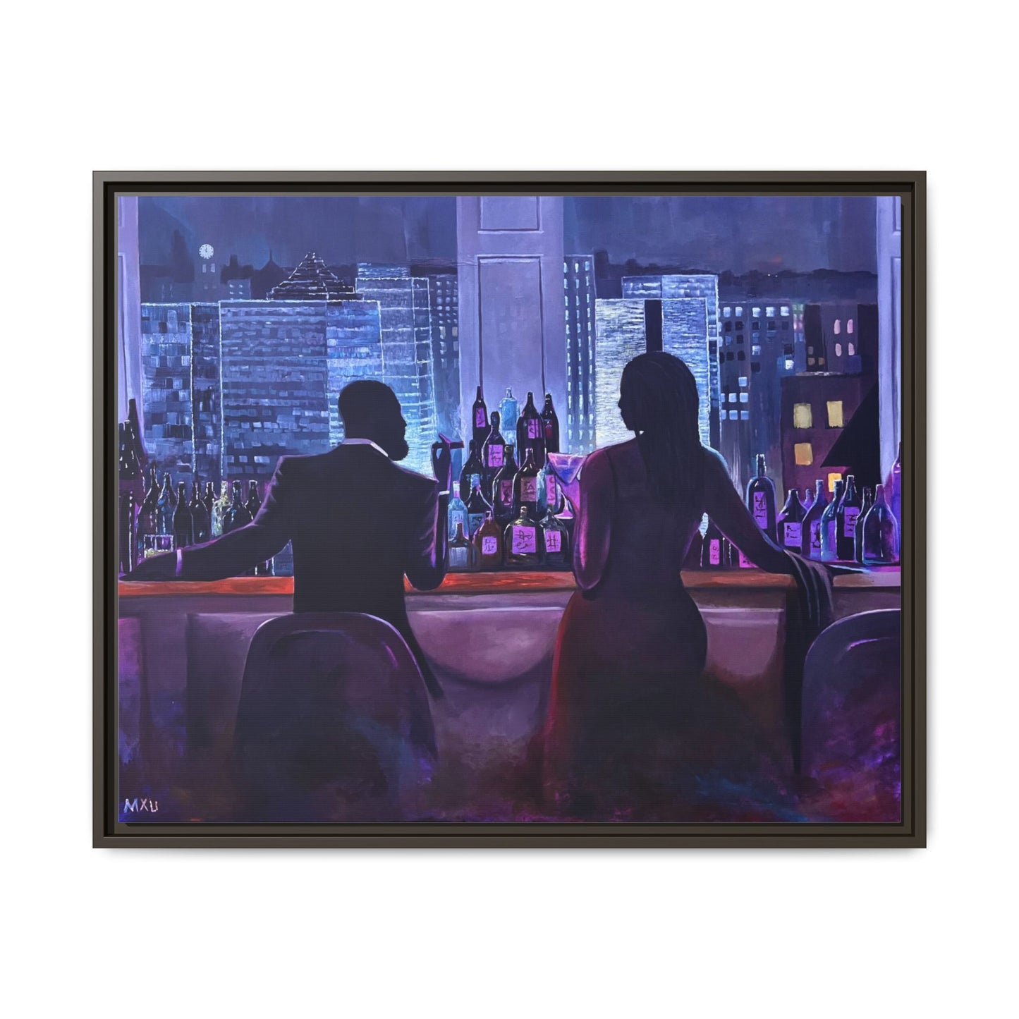 Matte Canvas, Framed (Multi-color)