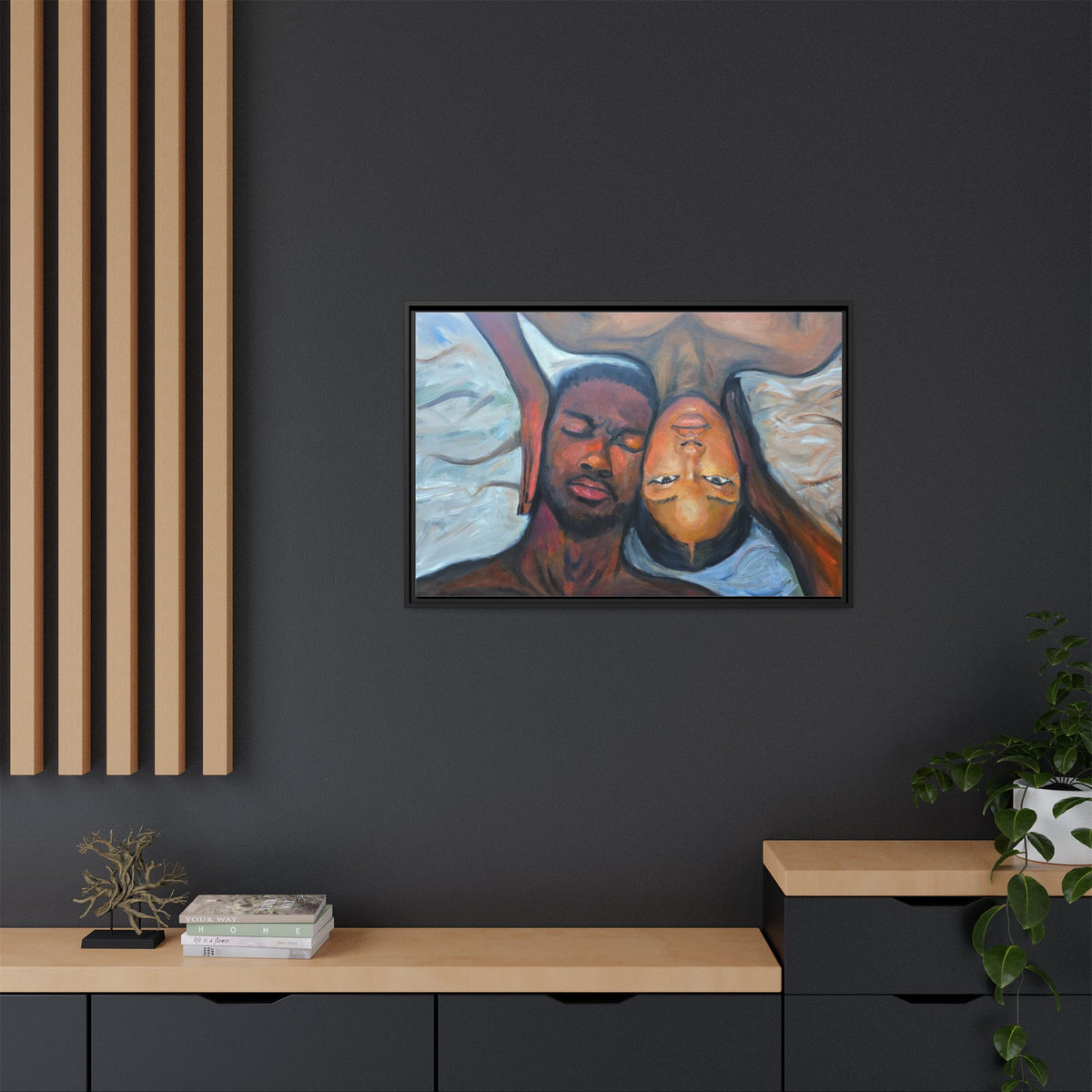 Matte Canvas, Framed (Multi-color)