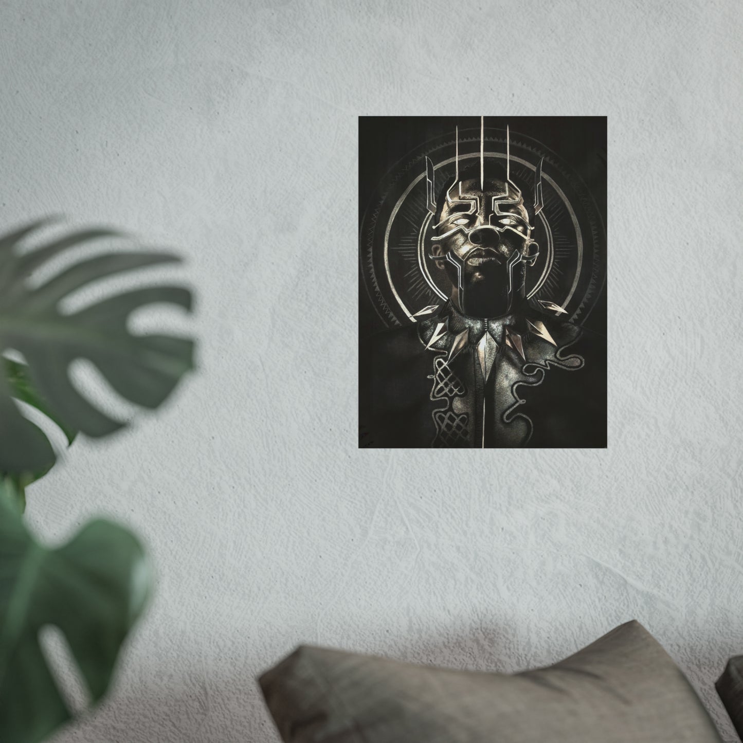 Bold Black Panther Fine Art Poster for Home Decor