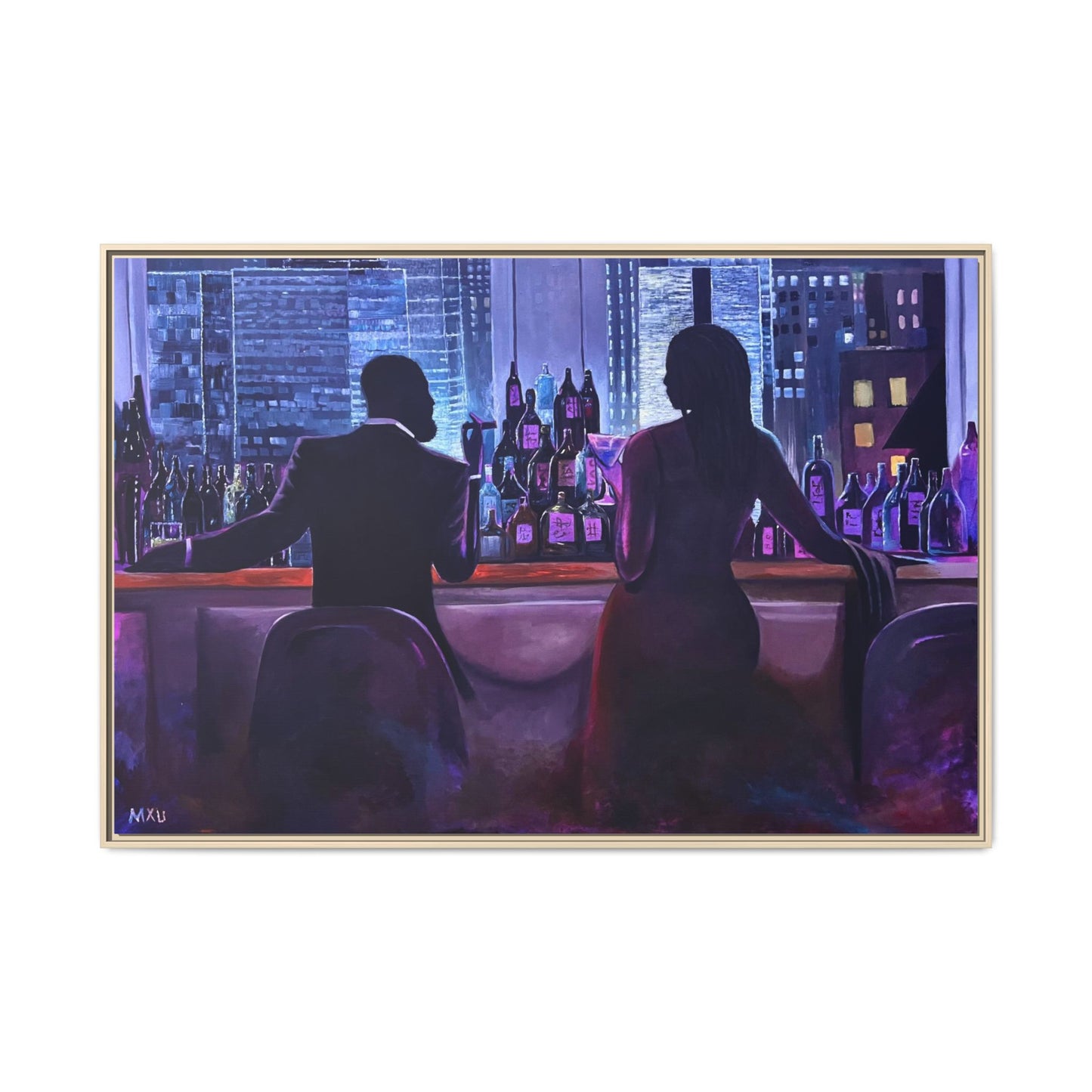 Matte Canvas, Framed (Multi-color)