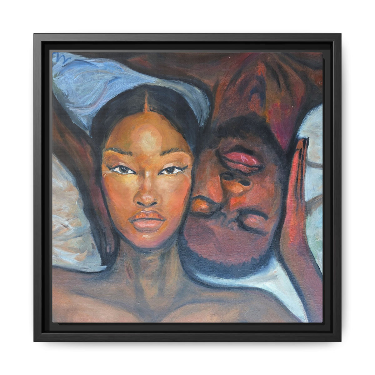 Matte Canvas, Framed (Multi-color)