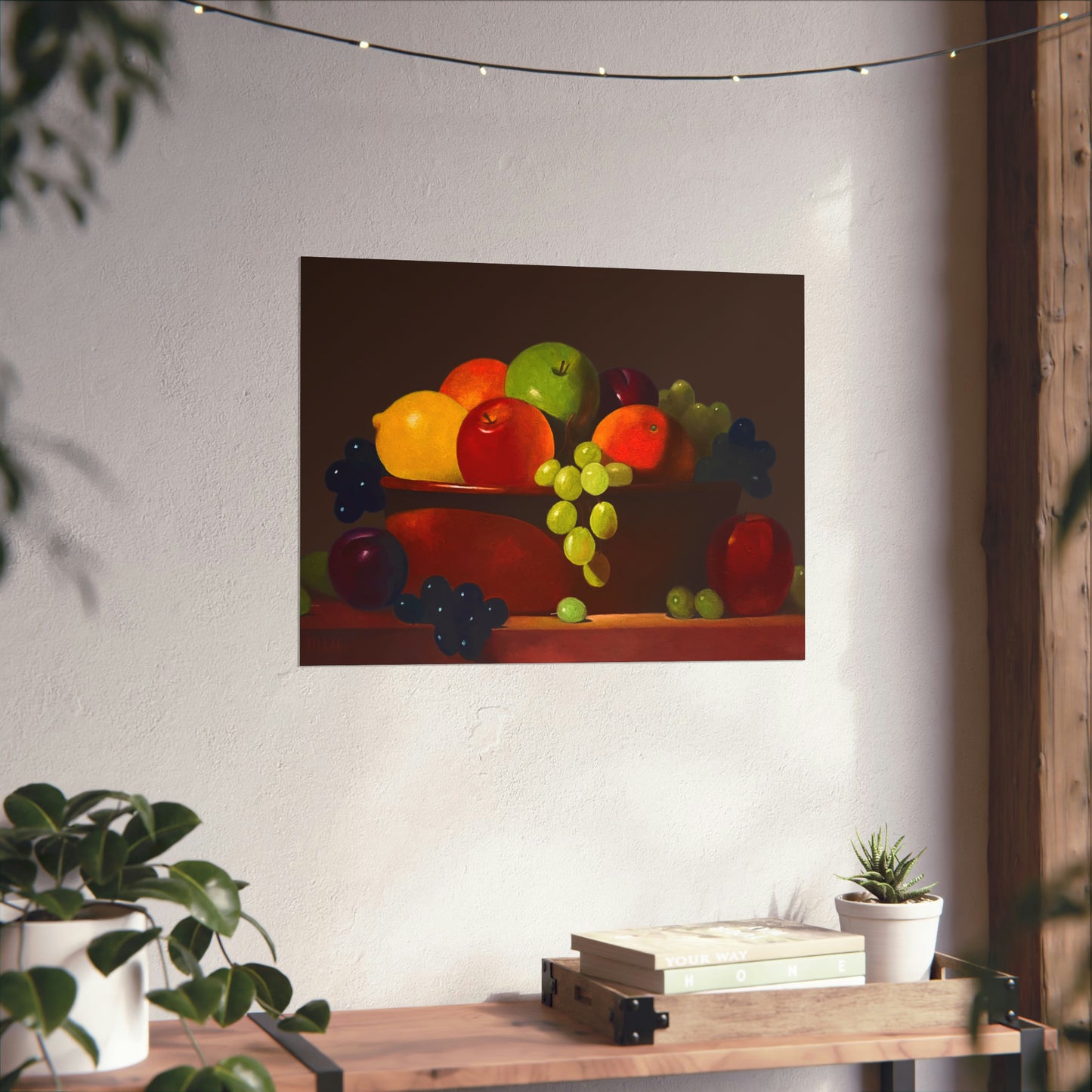 Fruit Basket Painting Matte Horizontal Posters