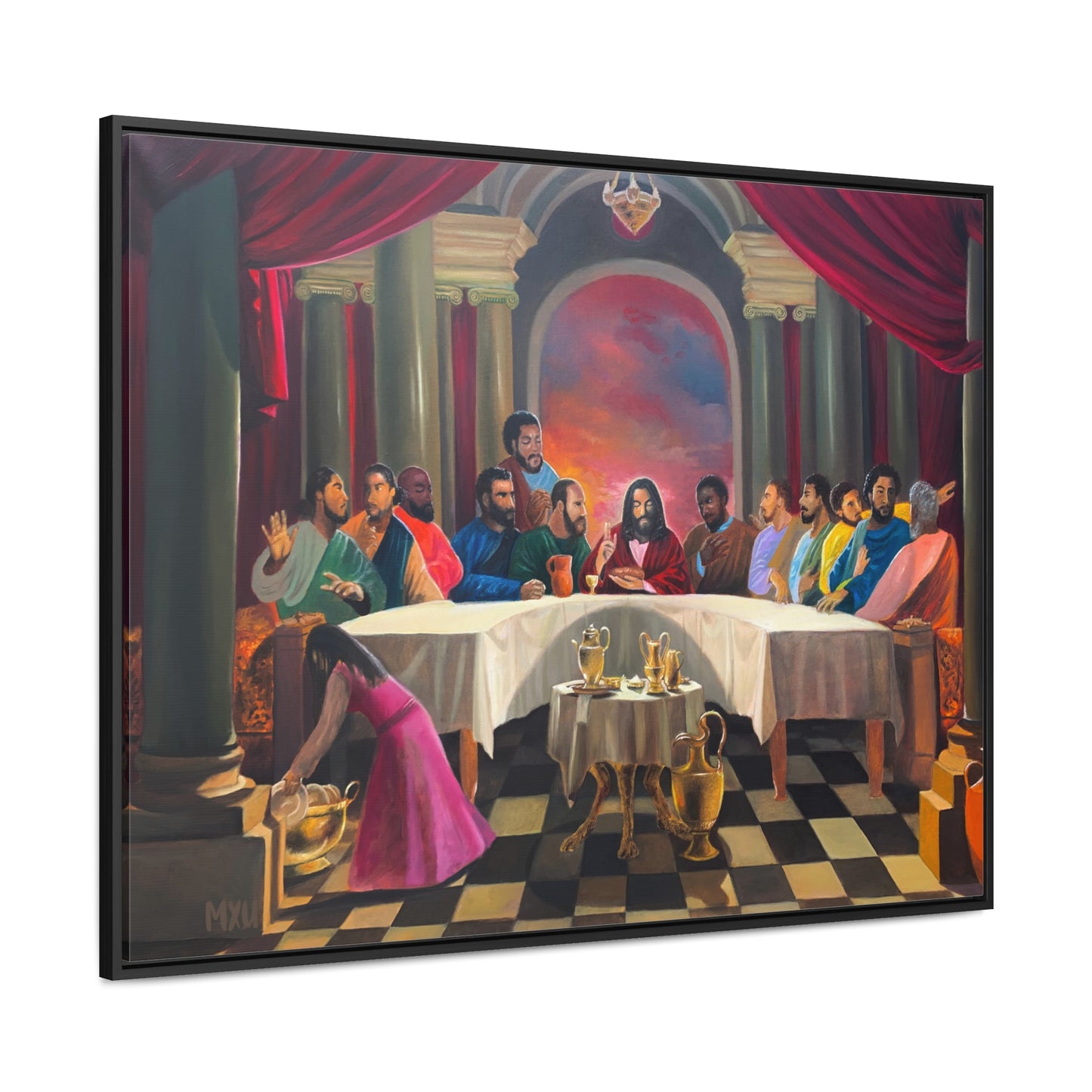 The Last Supper | Framed Canvas Print |Fine Art Collectable