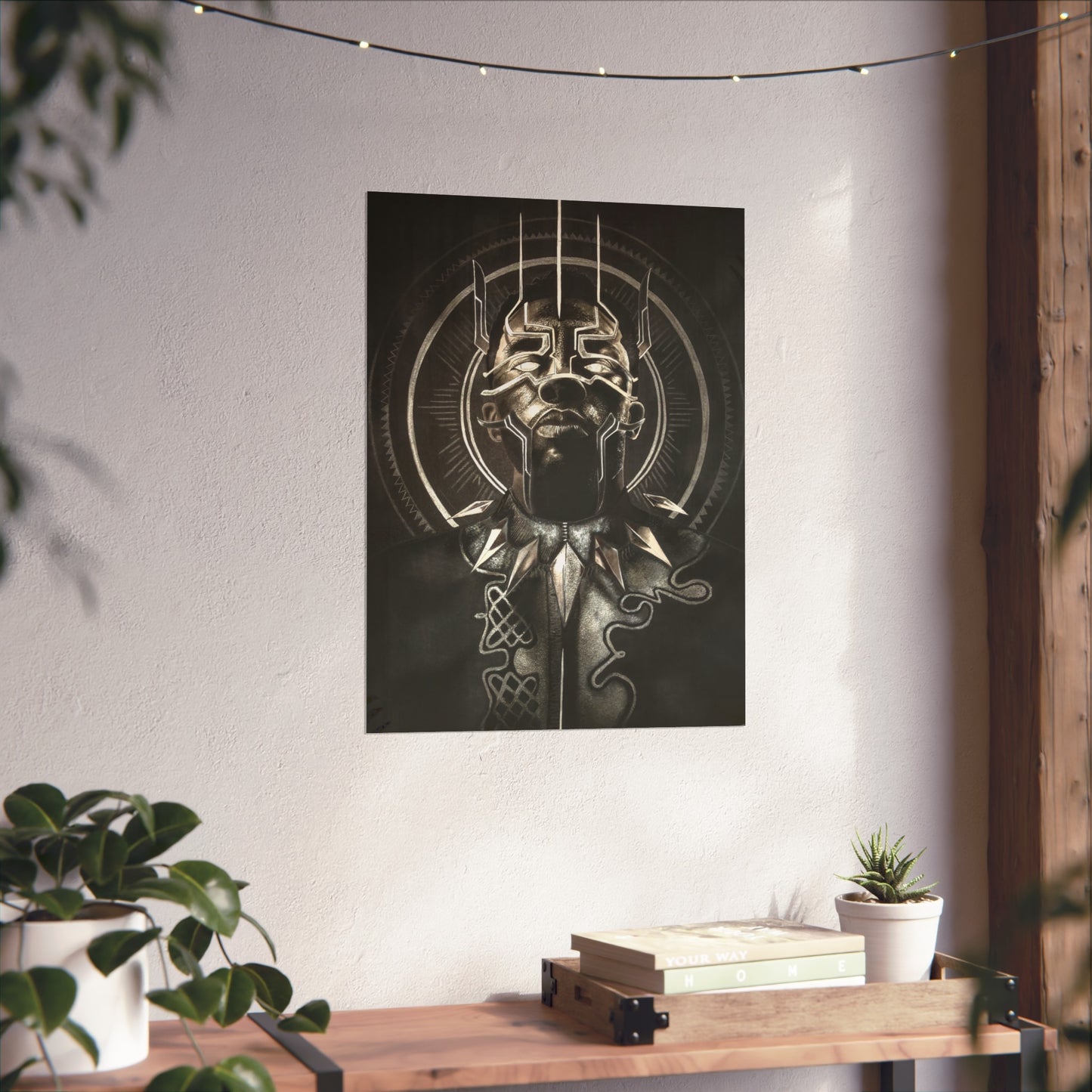 Bold Black Panther Fine Art Poster for Home Decor