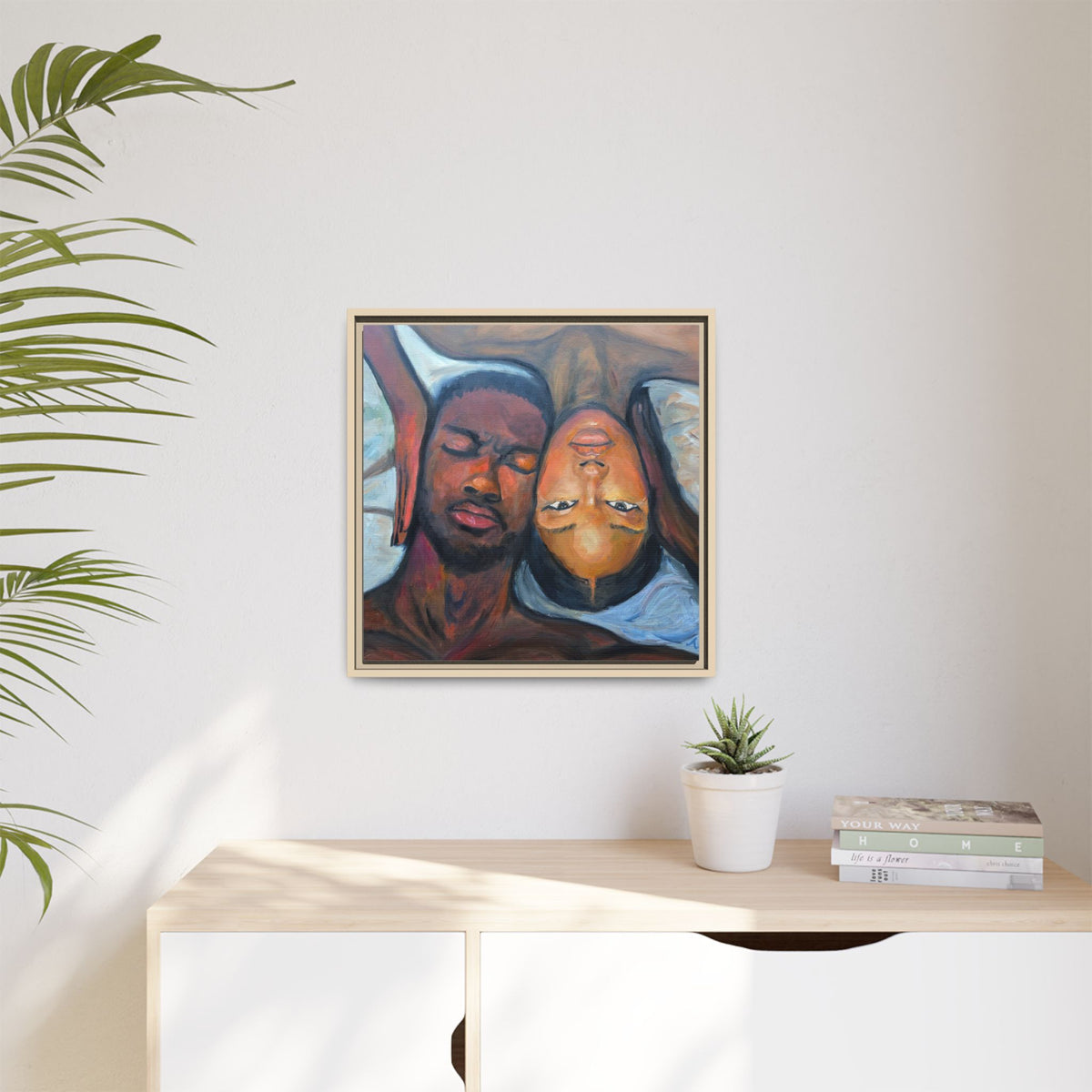 Matte Canvas, Framed (Multi-color)