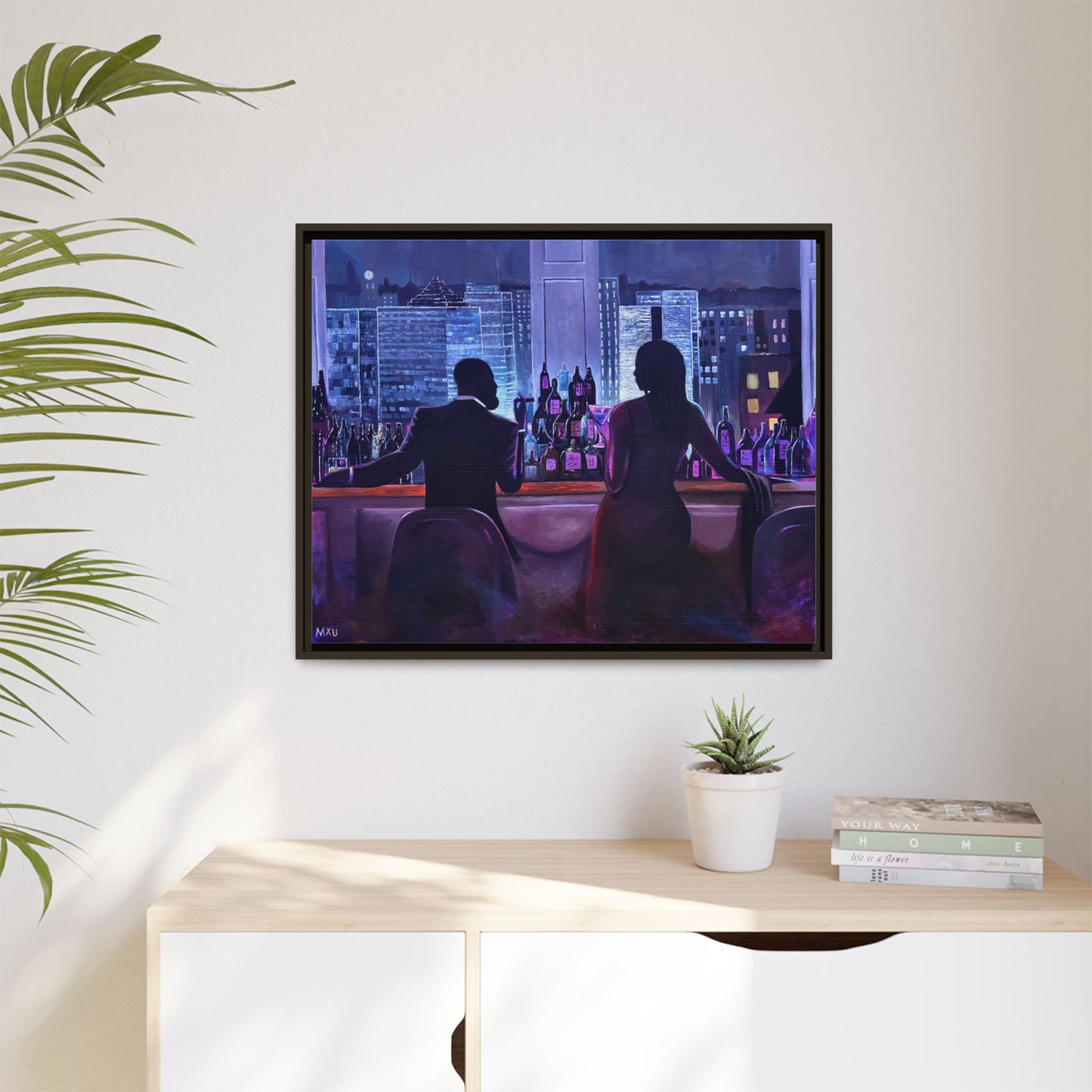 Matte Canvas, Framed (Multi-color)