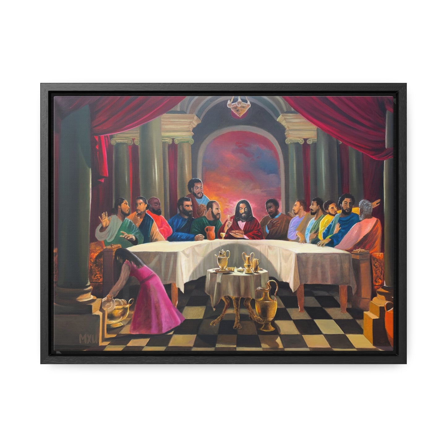 The Last Supper | Framed Canvas Print |Fine Art Collectable