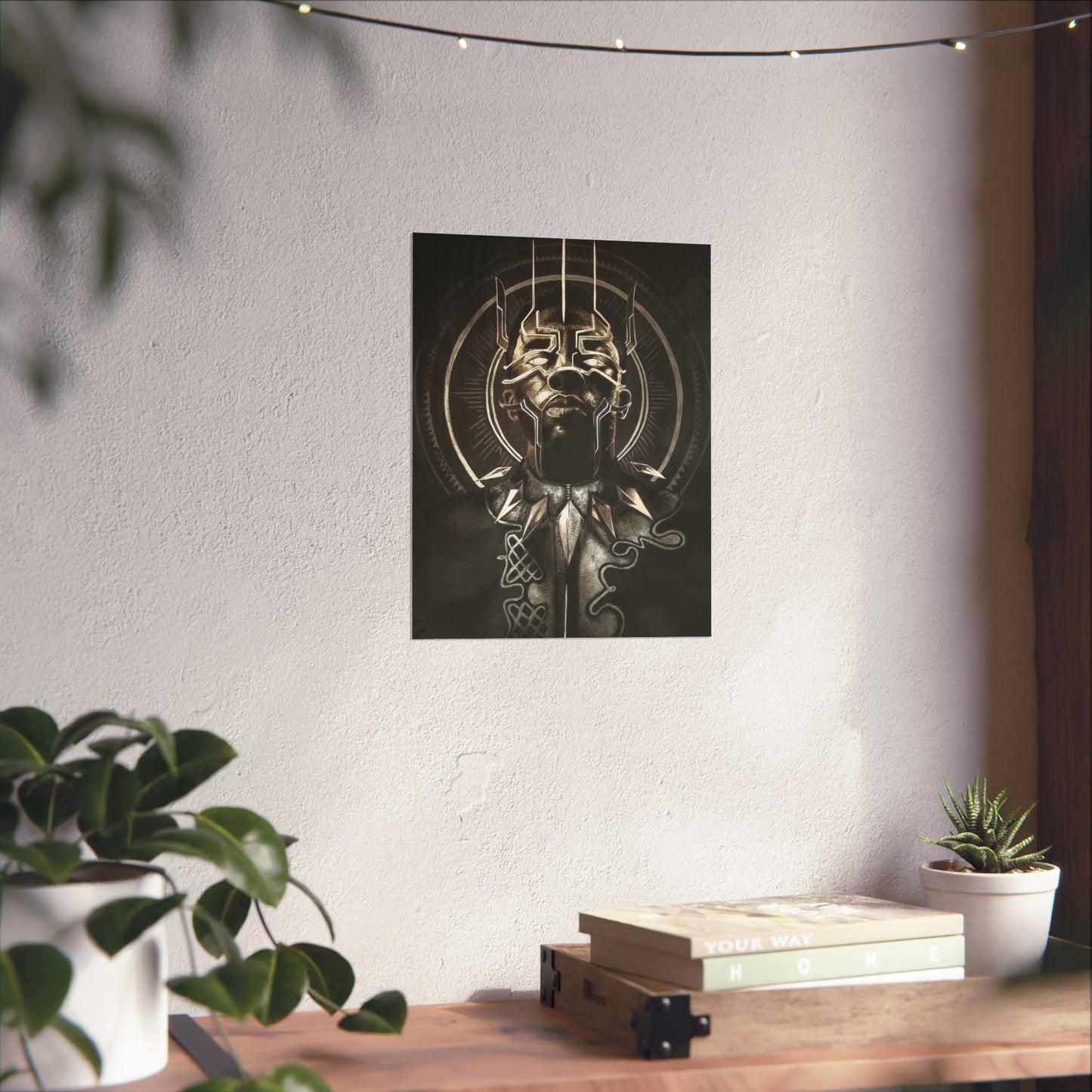 Bold Black Panther Fine Art Poster for Home Decor