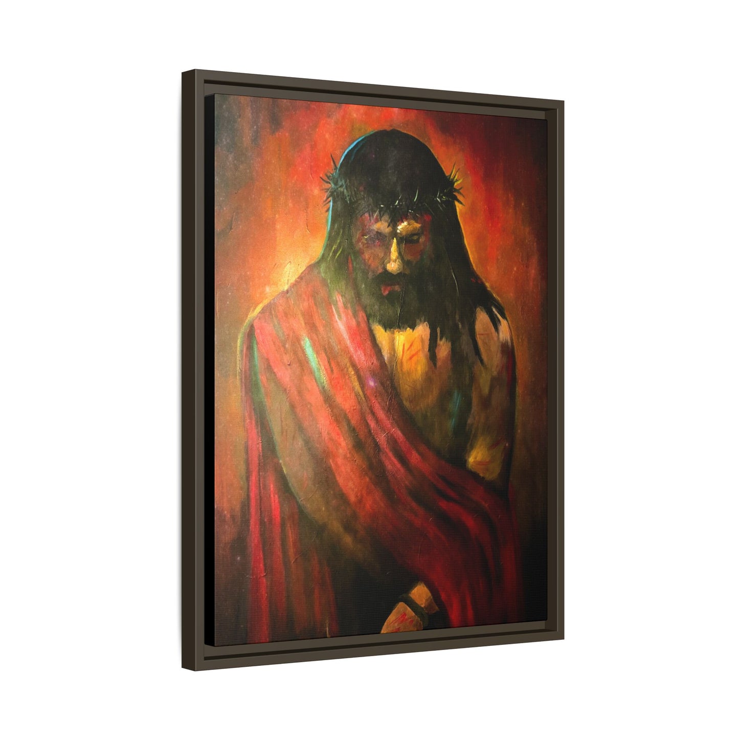 “KING of kings” Matte Canvas, Framed (Multi-color)