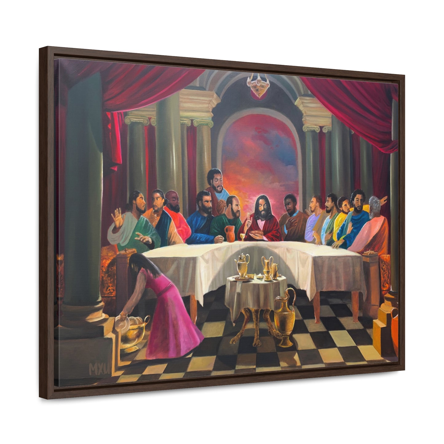 The Last Supper | Framed Canvas Print |Fine Art Collectable