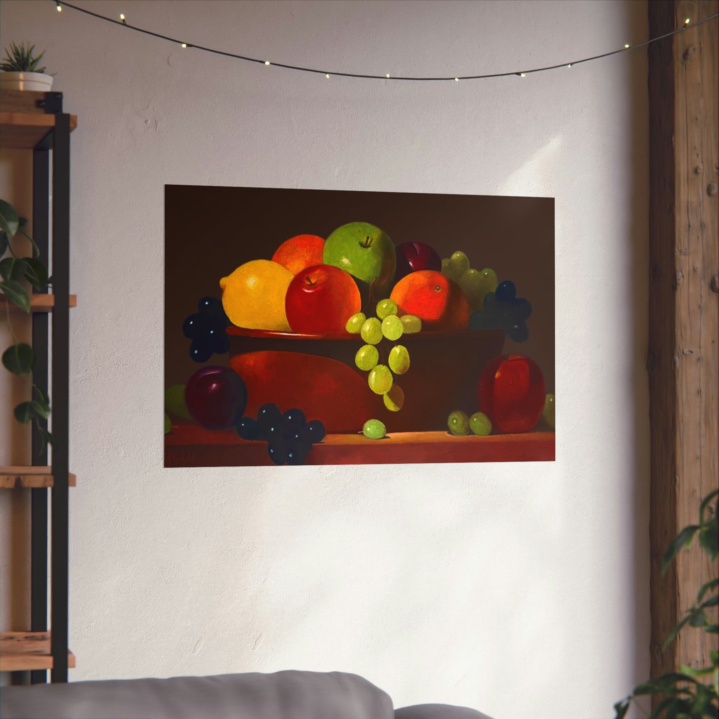 Fruit Basket Painting Matte Horizontal Posters