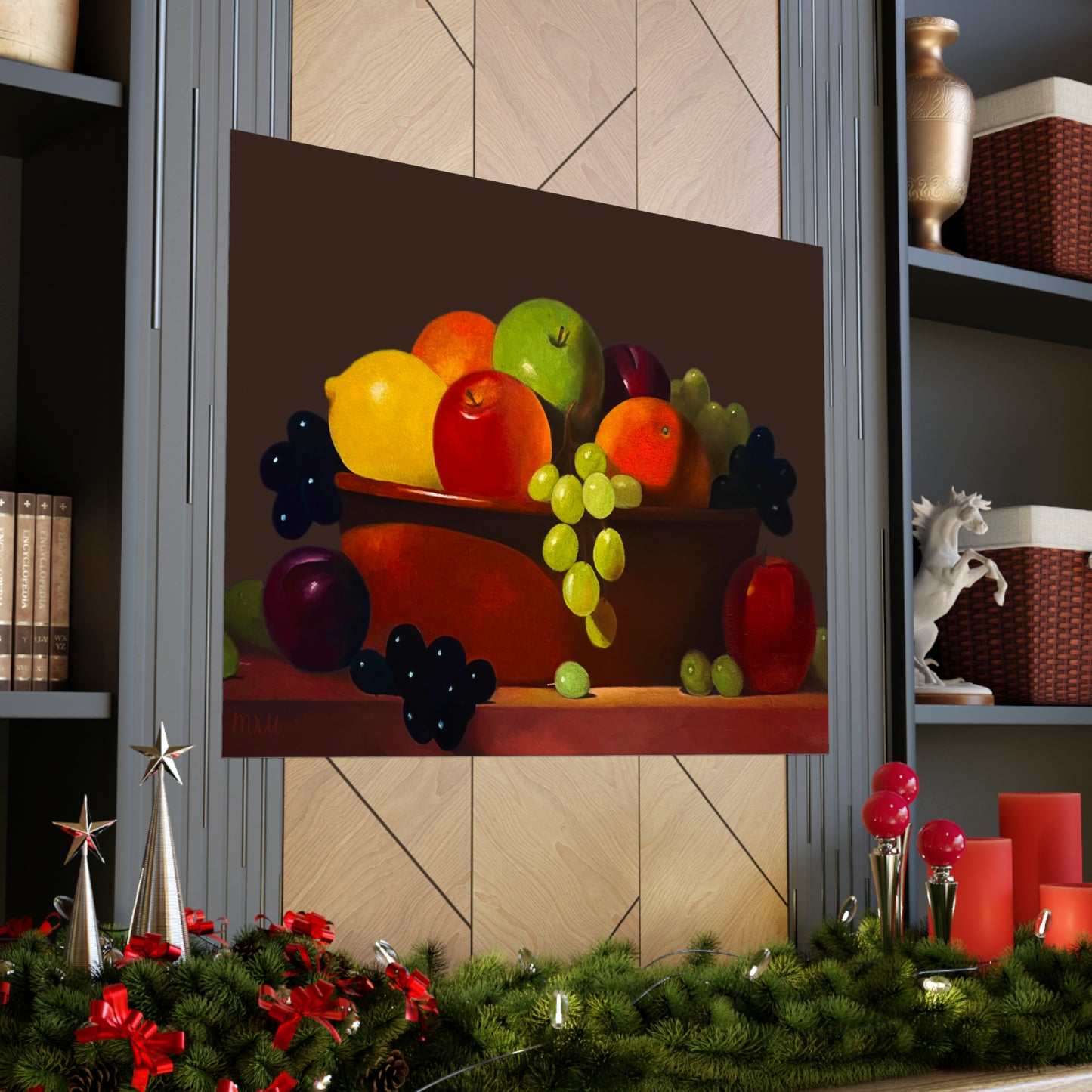 Fruit Basket Painting Matte Horizontal Posters