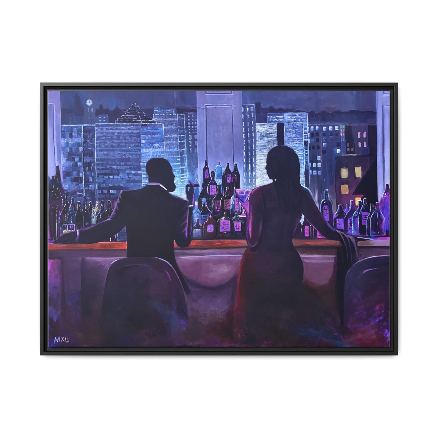 Matte Canvas, Framed (Multi-color)